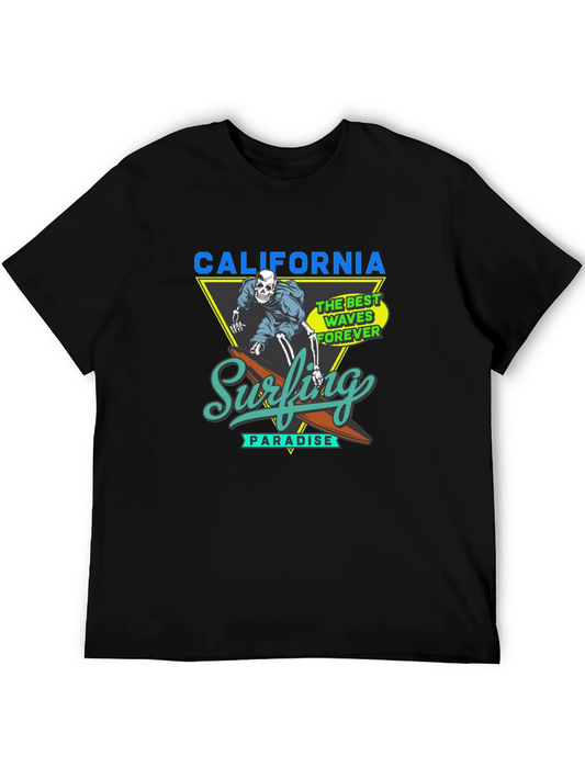 California Surfing Paradise Graphic Tee