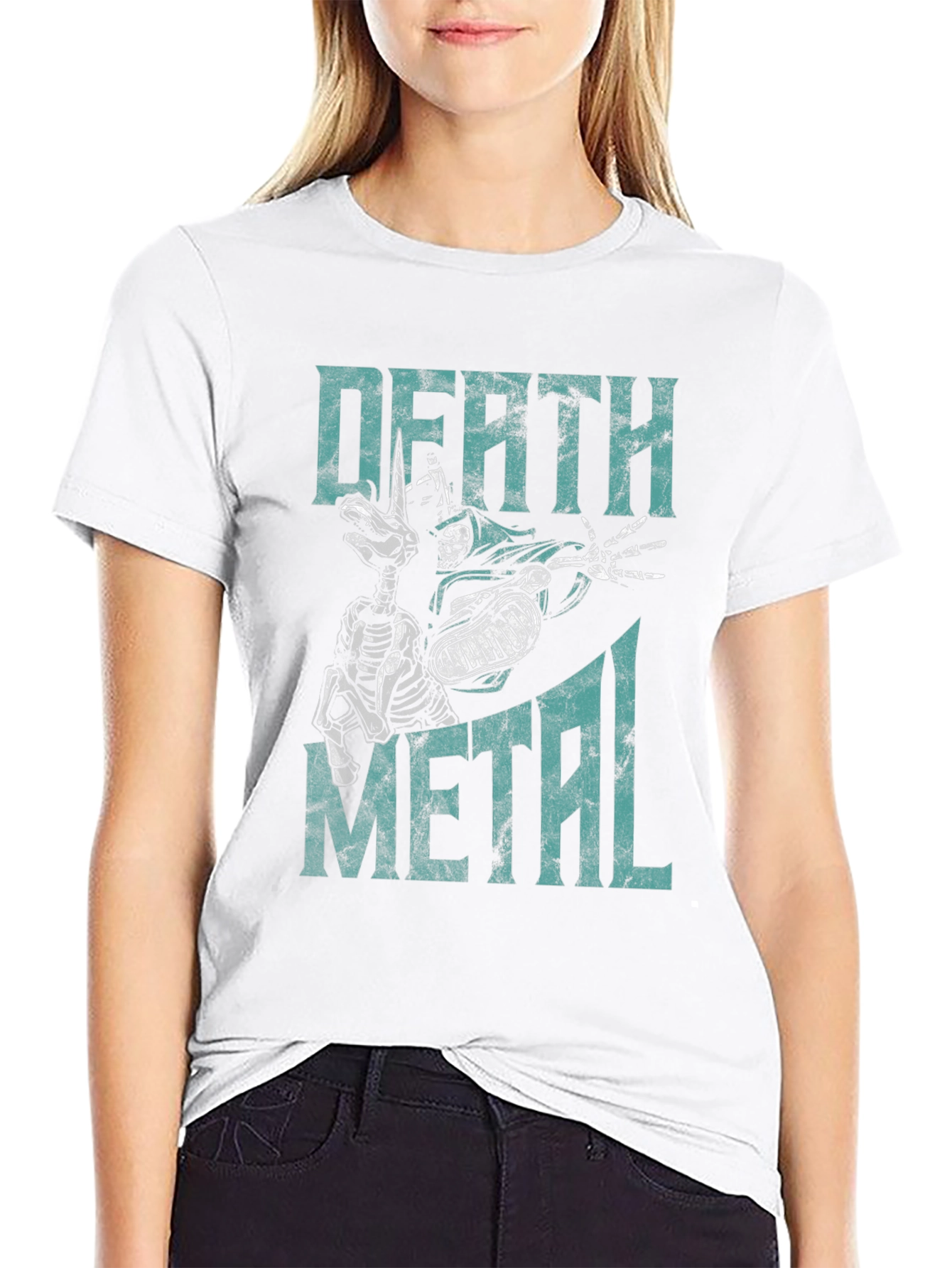 Death Metal Graphic T-Shirt - Mens Black Tee