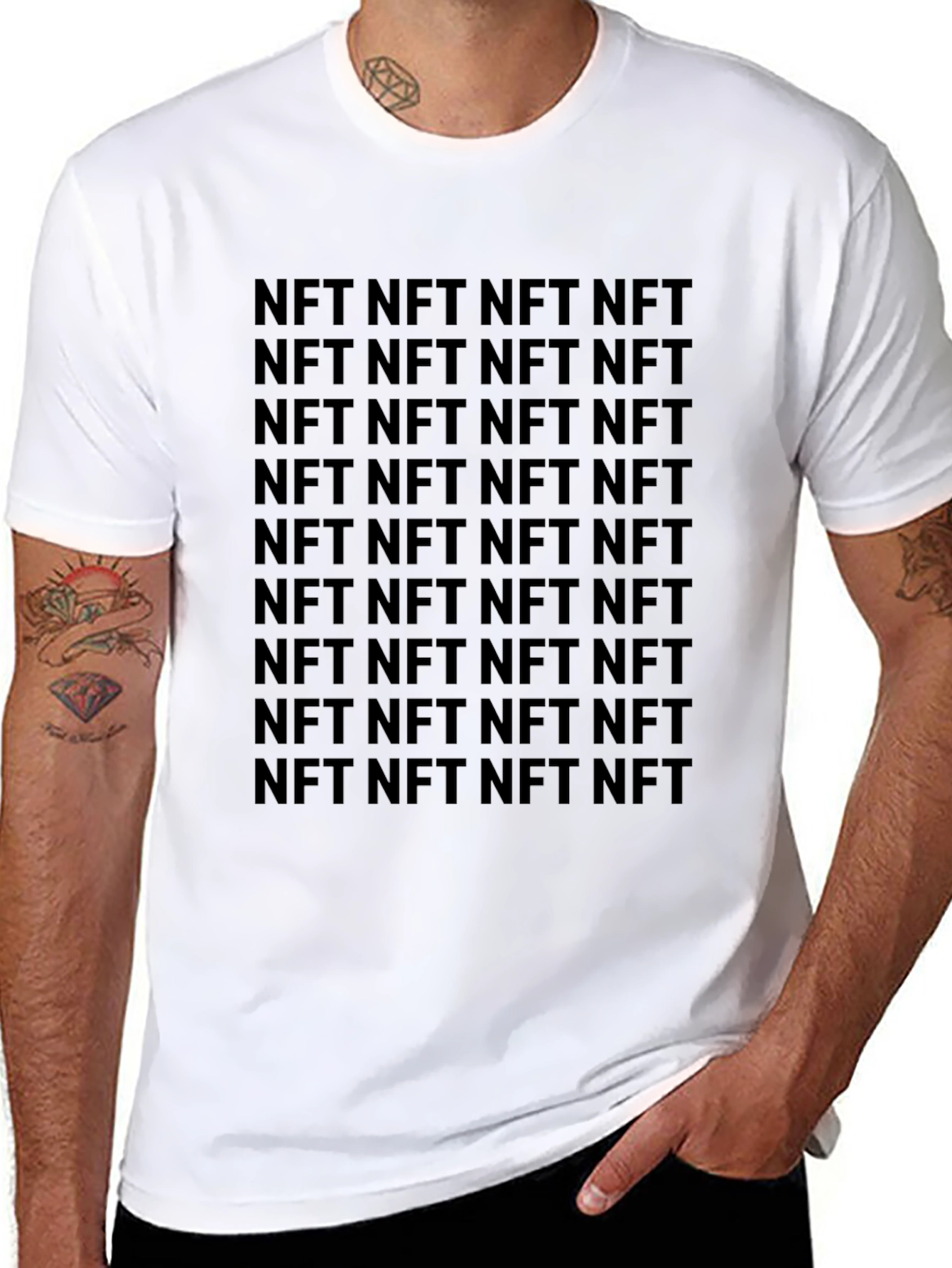 NFT Graphic Tee - Trendy Crypto Fashion