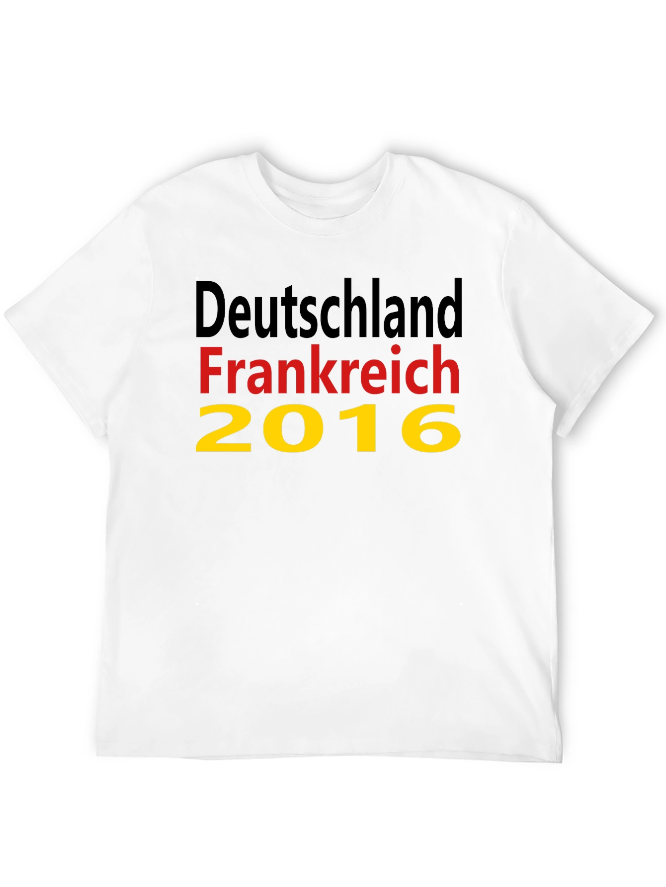Deutschland Frankreich 2016 Black T-Shirt