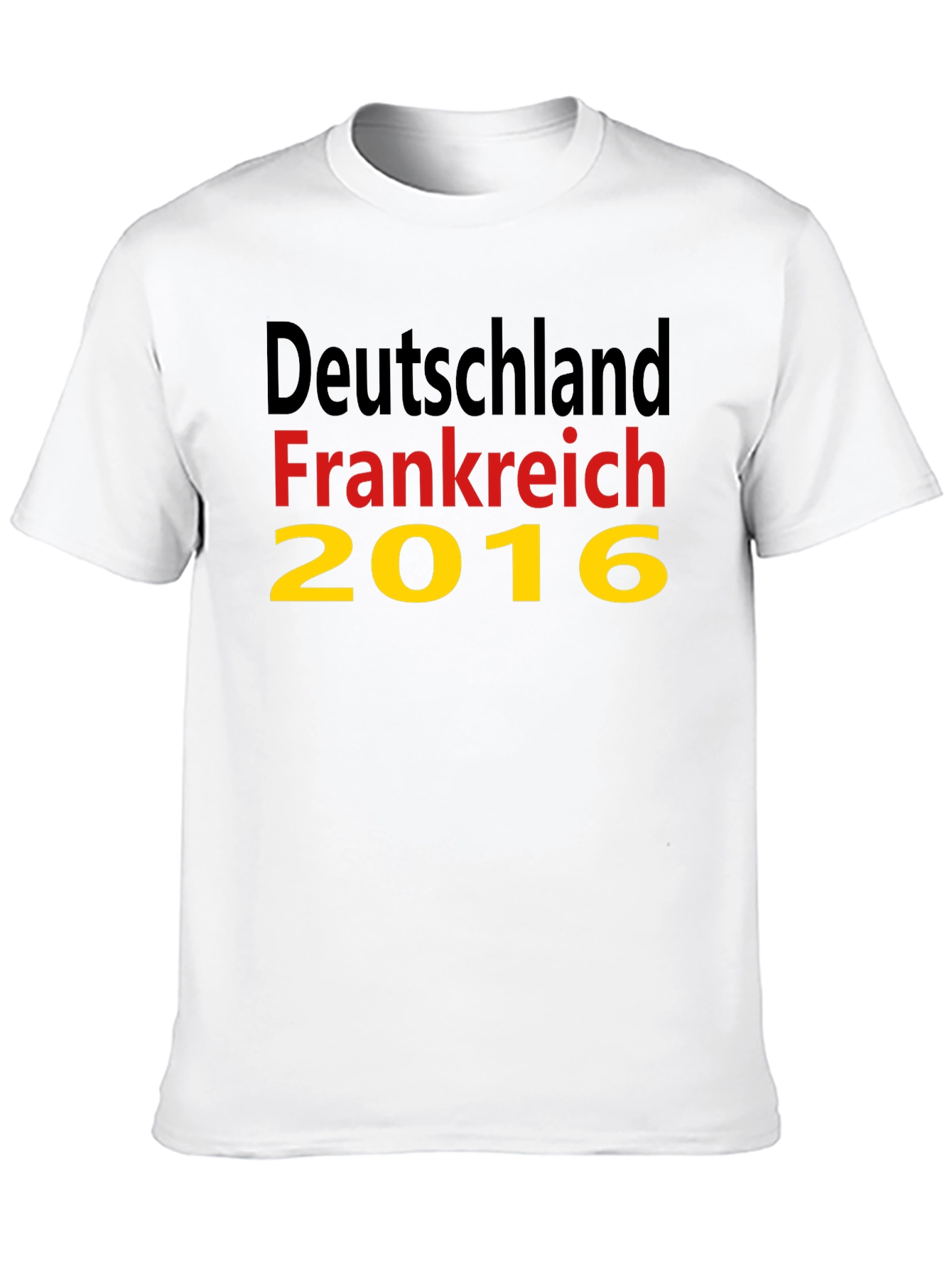 Deutschland Frankreich 2016 Black T-Shirt