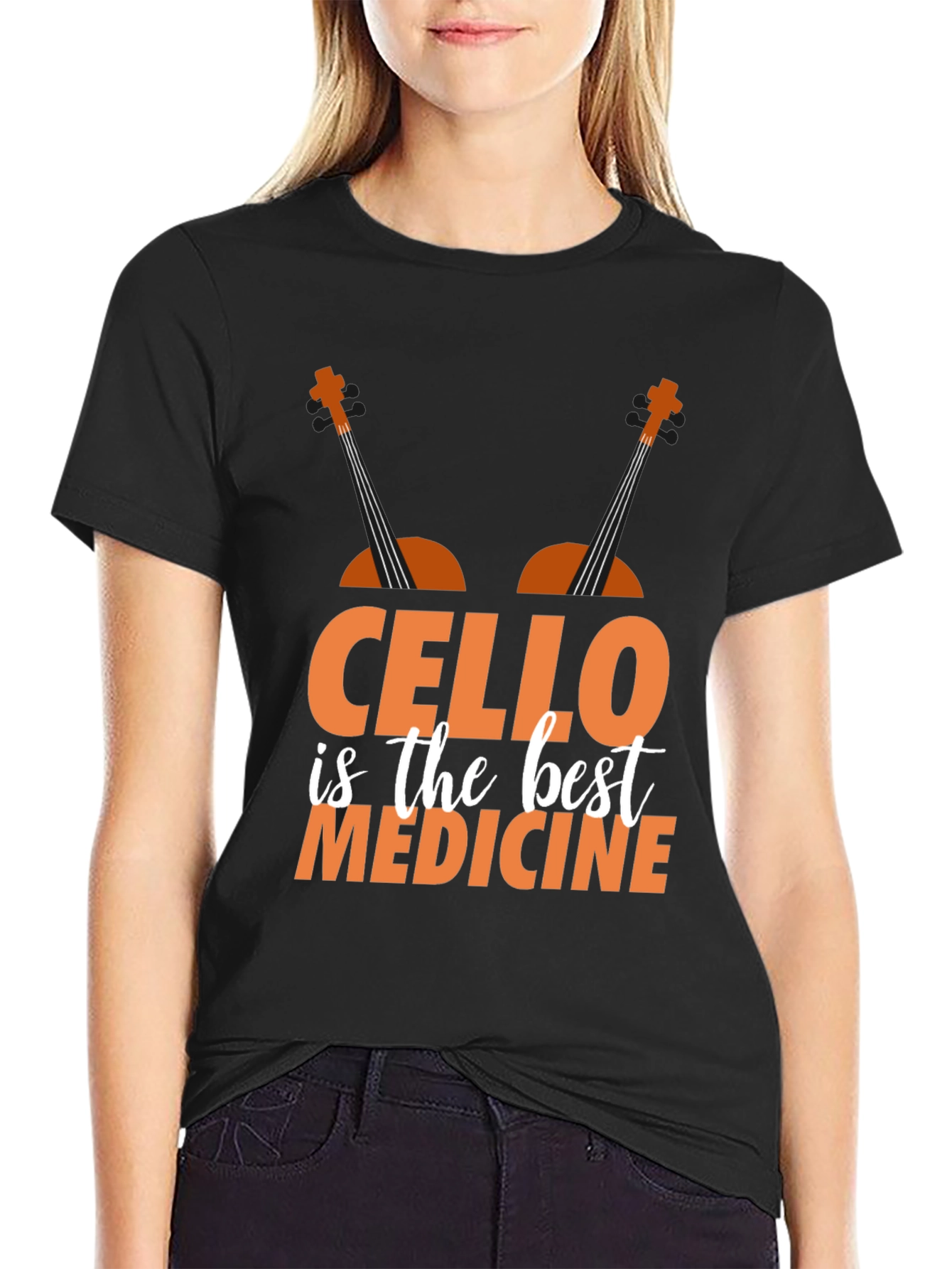 Cello is the Best Medicine Graphic T-Shirt