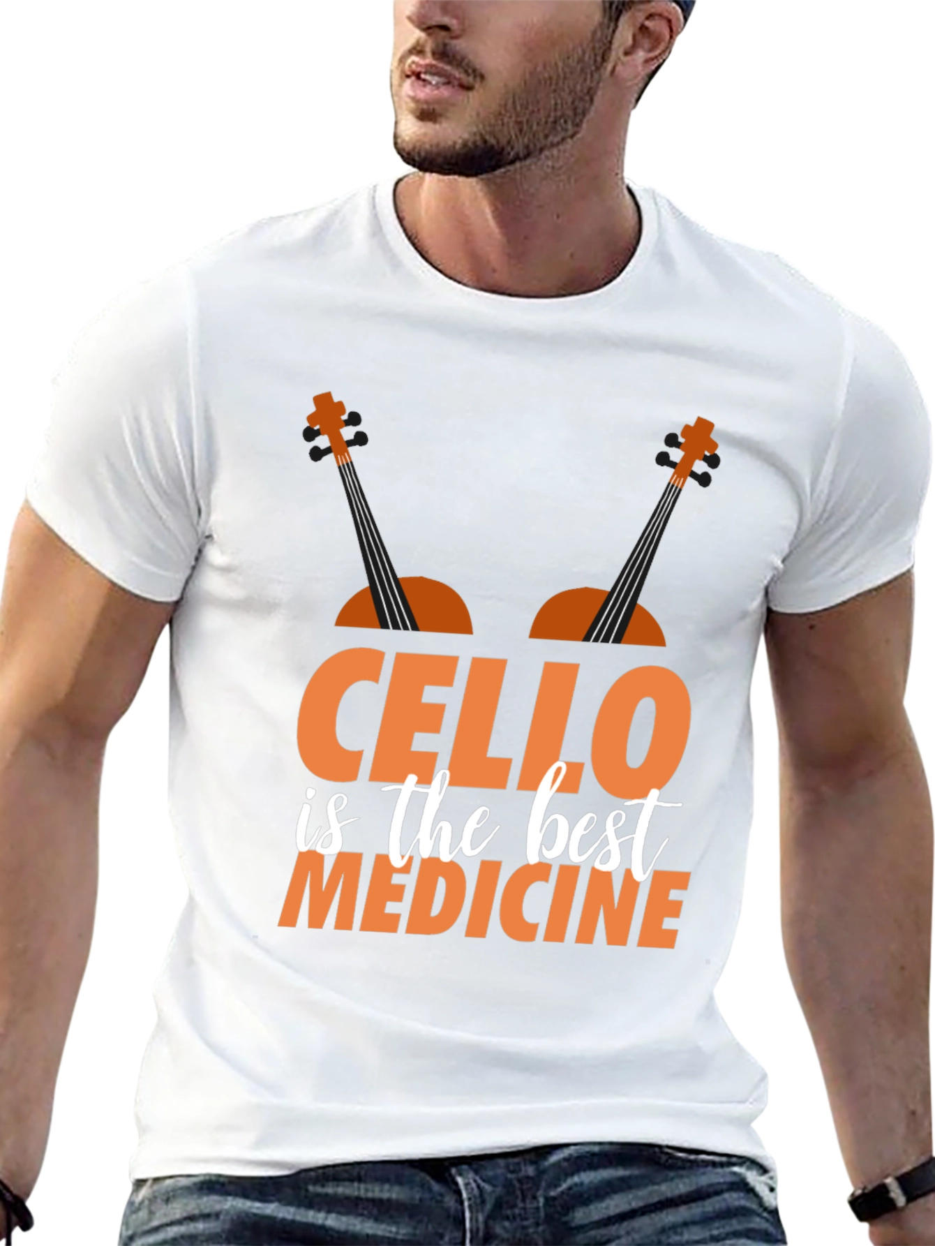 Cello is the Best Medicine Graphic T-Shirt