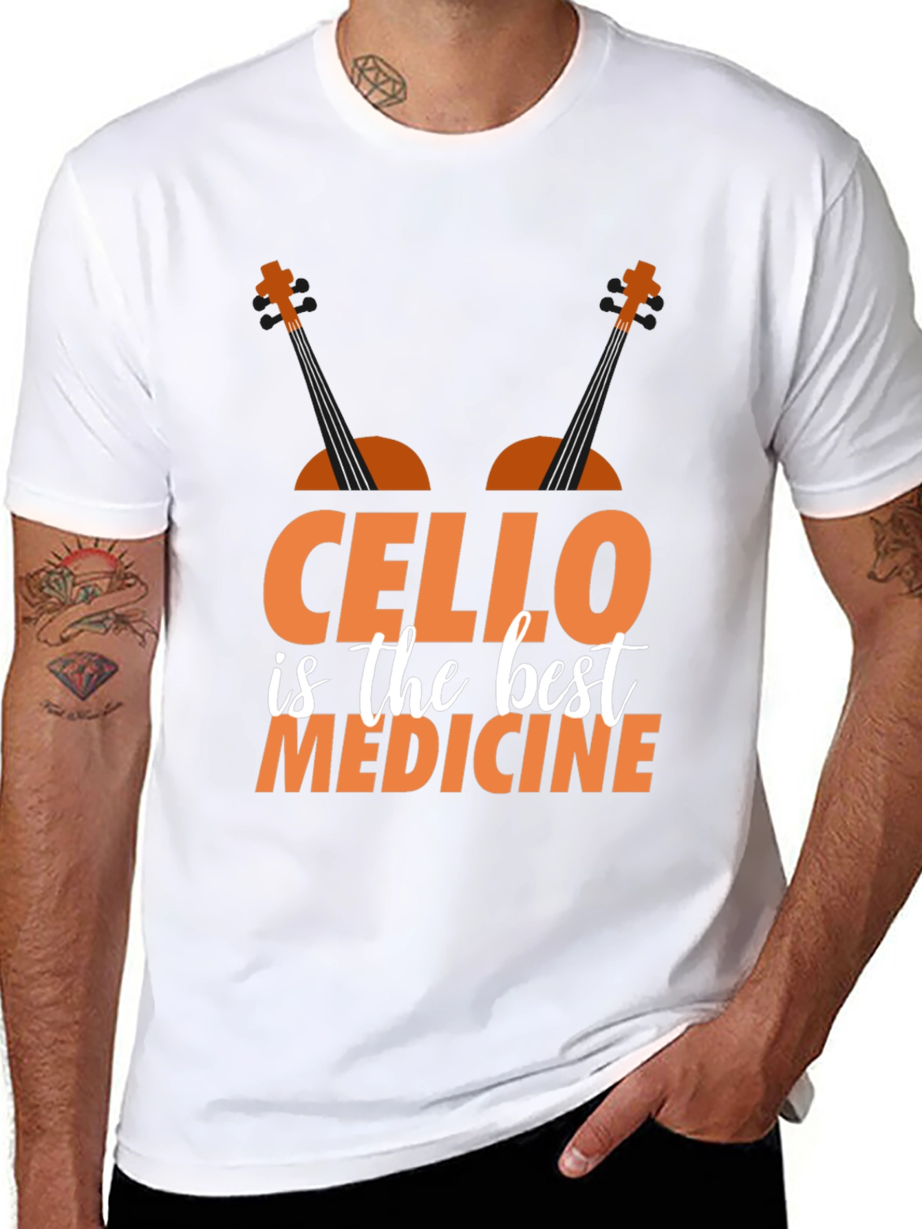Cello is the Best Medicine Graphic T-Shirt