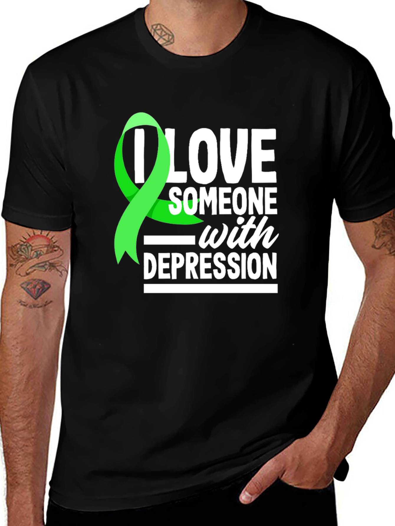 I Love Someone With Depression Awareness T-Shirt