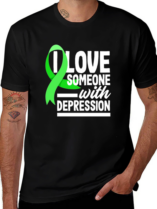 I Love Someone With Depression Awareness T-Shirt