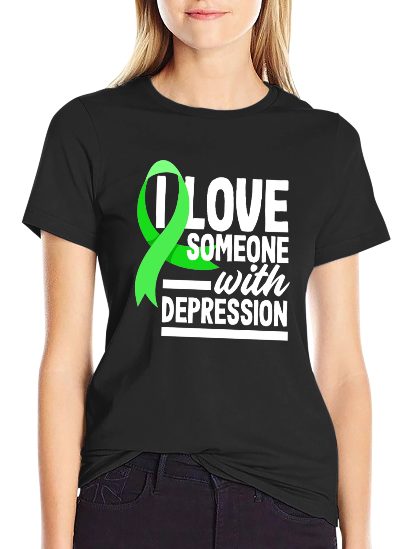 I Love Someone With Depression Awareness T-Shirt