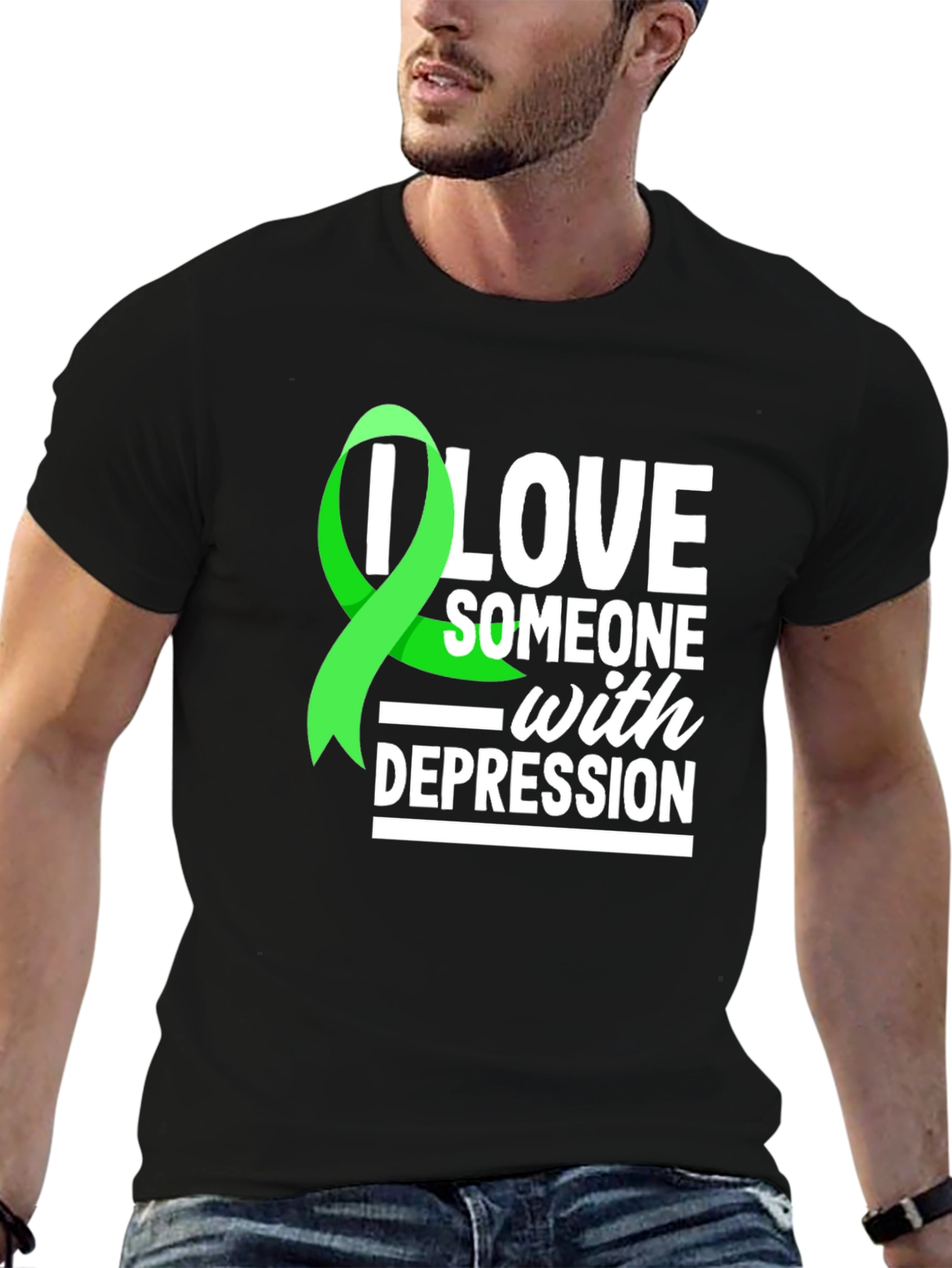 I Love Someone With Depression Awareness T-Shirt