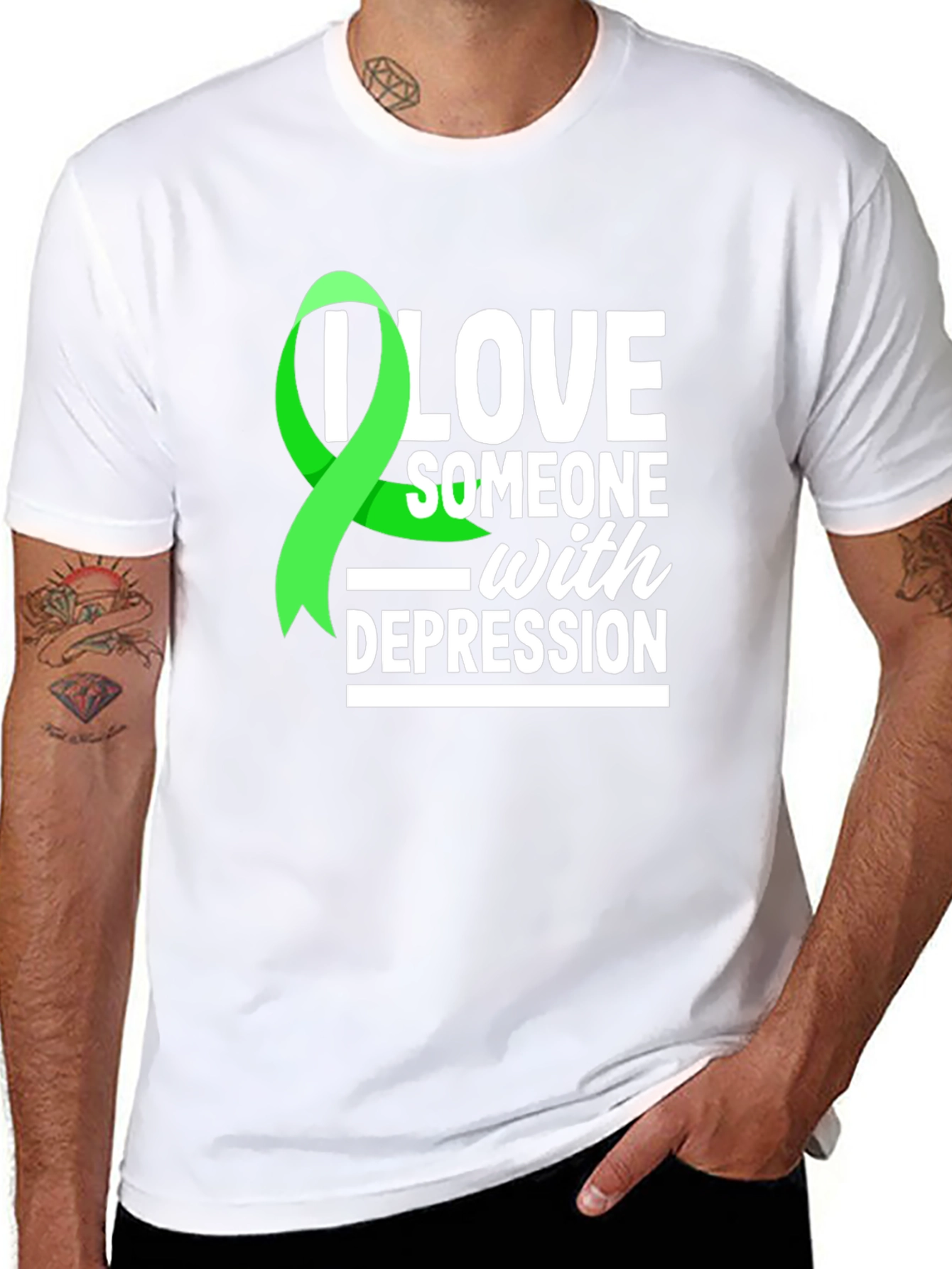 I Love Someone With Depression Awareness T-Shirt