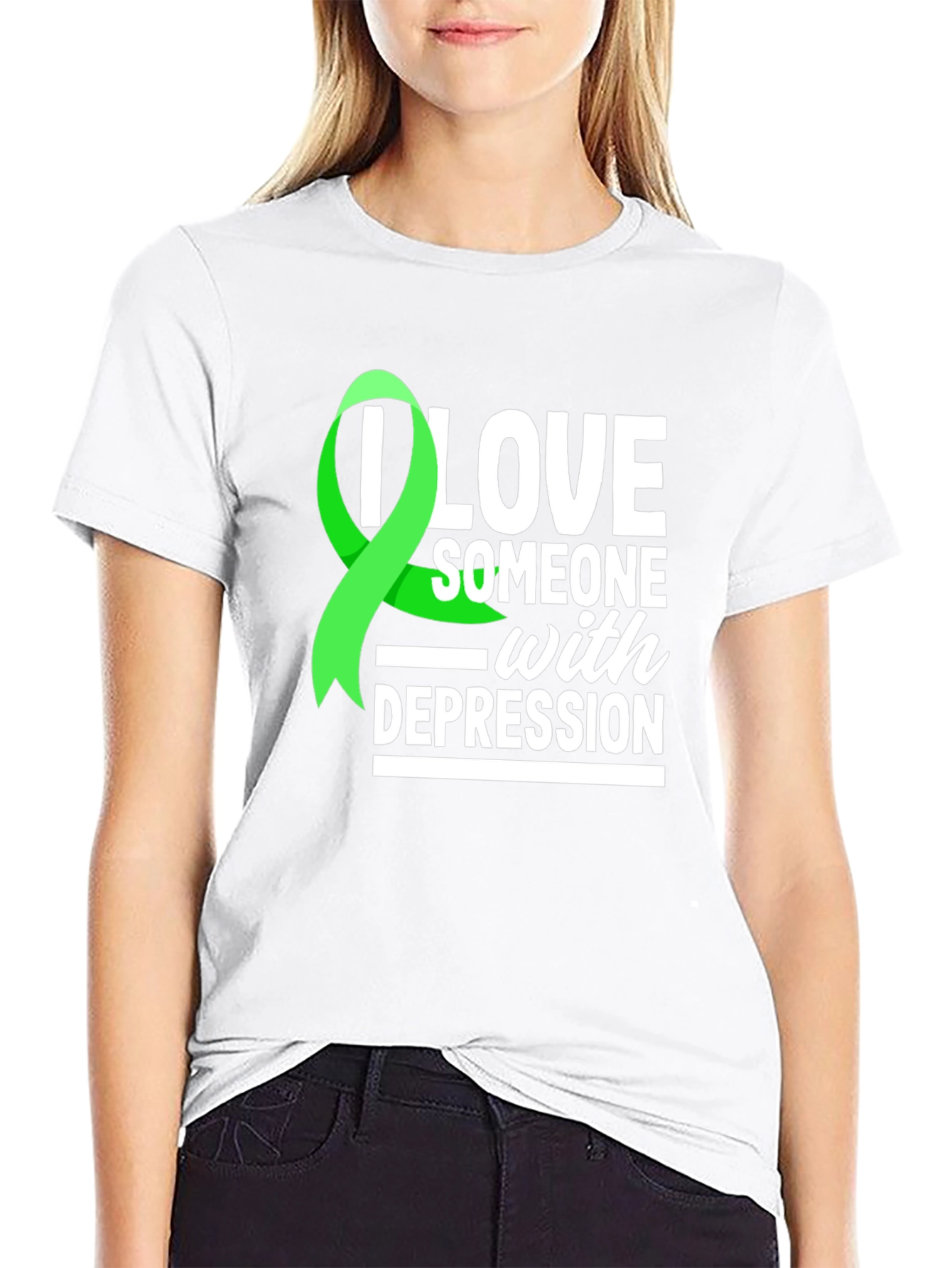 I Love Someone With Depression Awareness T-Shirt