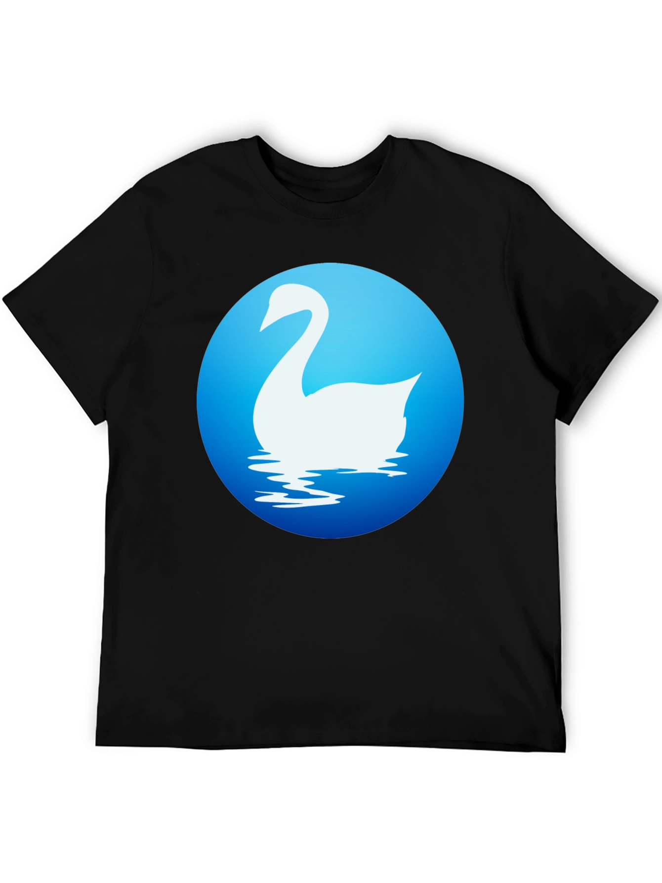 Swan Graphic Tee - Elegant Bird Design Shirt