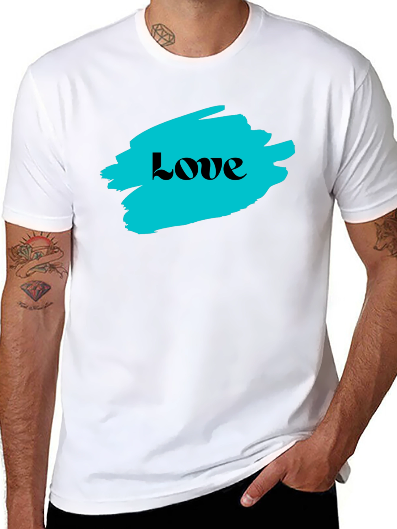 Love Graphic Black T-Shirt