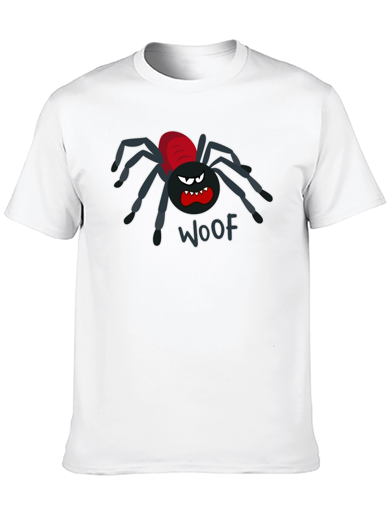 Woof Spider Funny Graphic T-Shirt