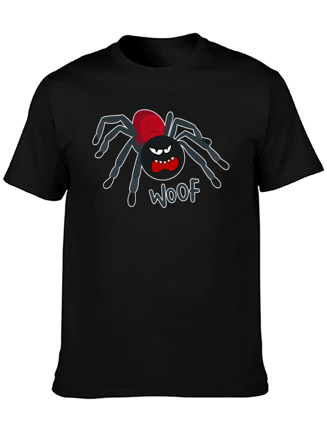 Woof Spider Funny Graphic T-Shirt