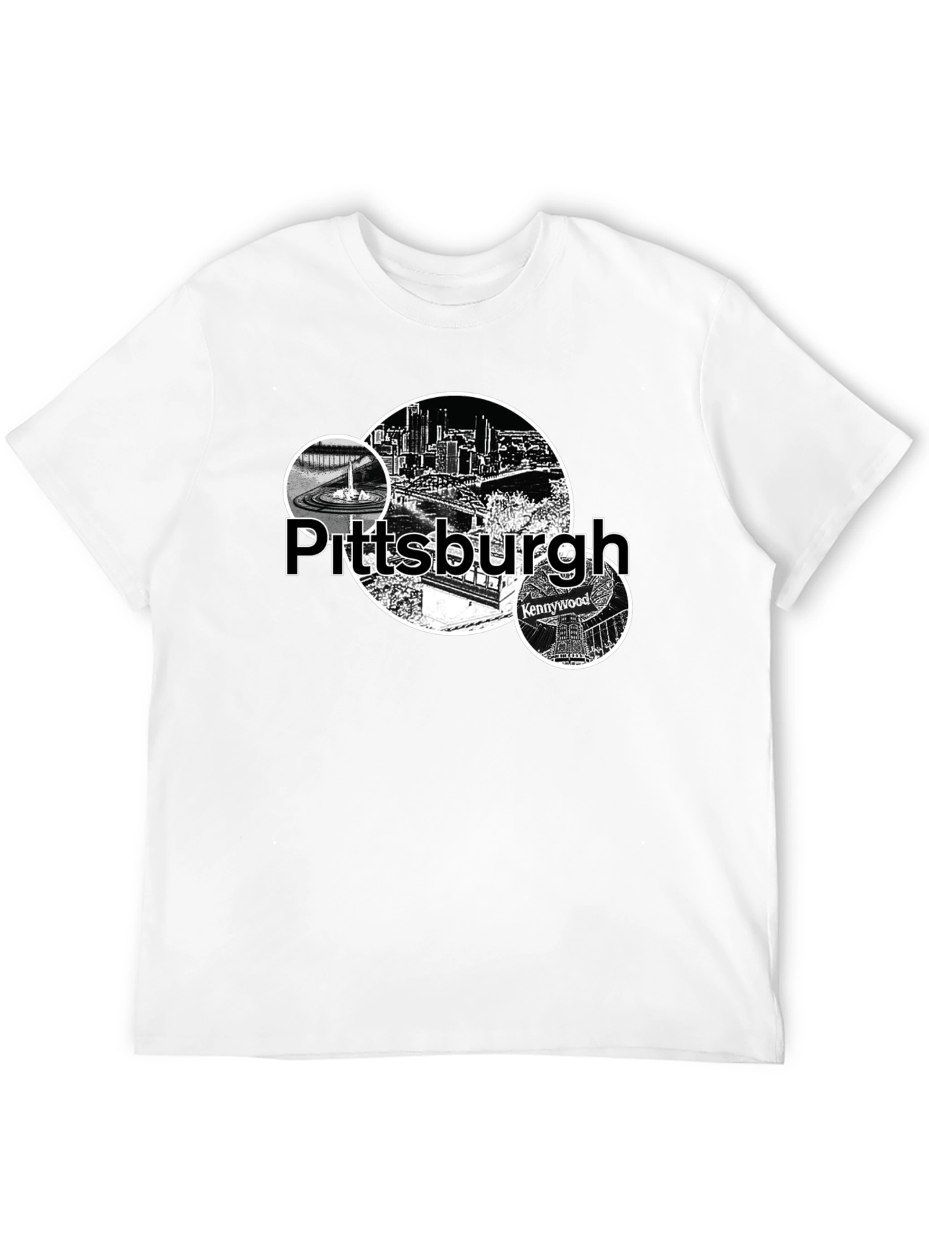 Pittsburgh Cityscape Graphic Tee - Black