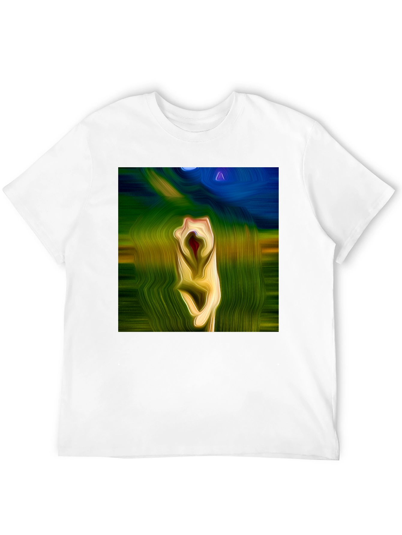 Abstract Art Black T-Shirt