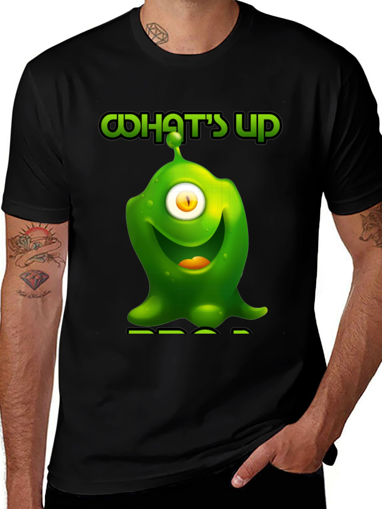 One-Eyed Alien Graphic T-Shirt - Whats Up?