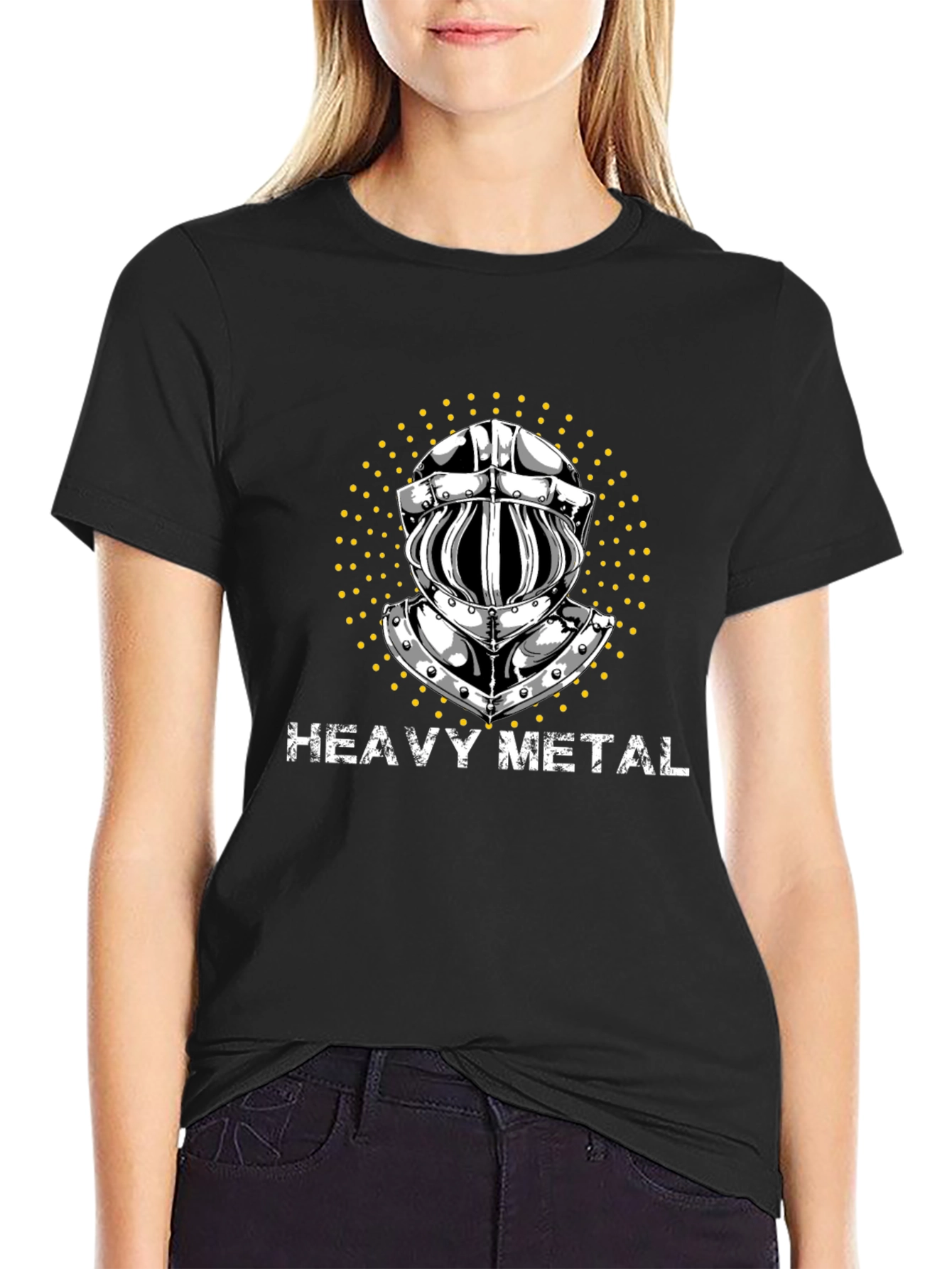 Heavy Metal Knight T-Shirt - Black Graphic Tee