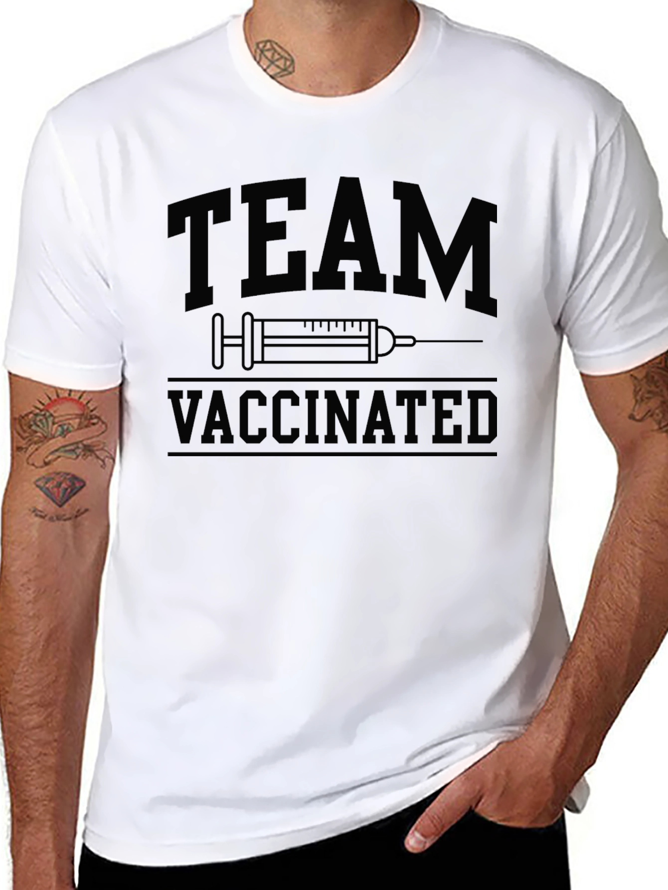 Team Vaccinated Graphic T-Shirt