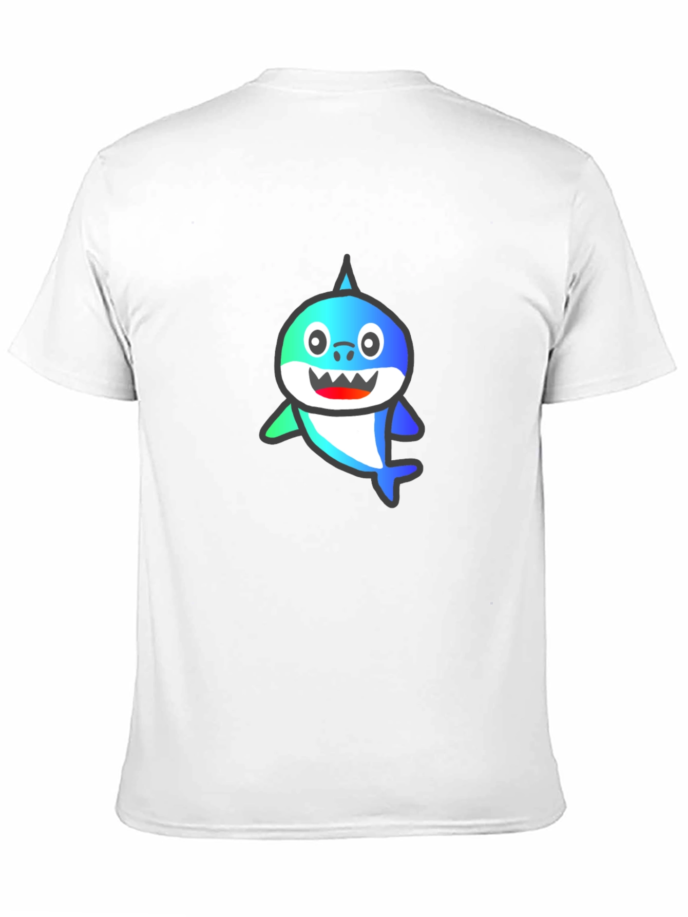 Baby Shark Black T-Shirt - Fun Cartoon Tee