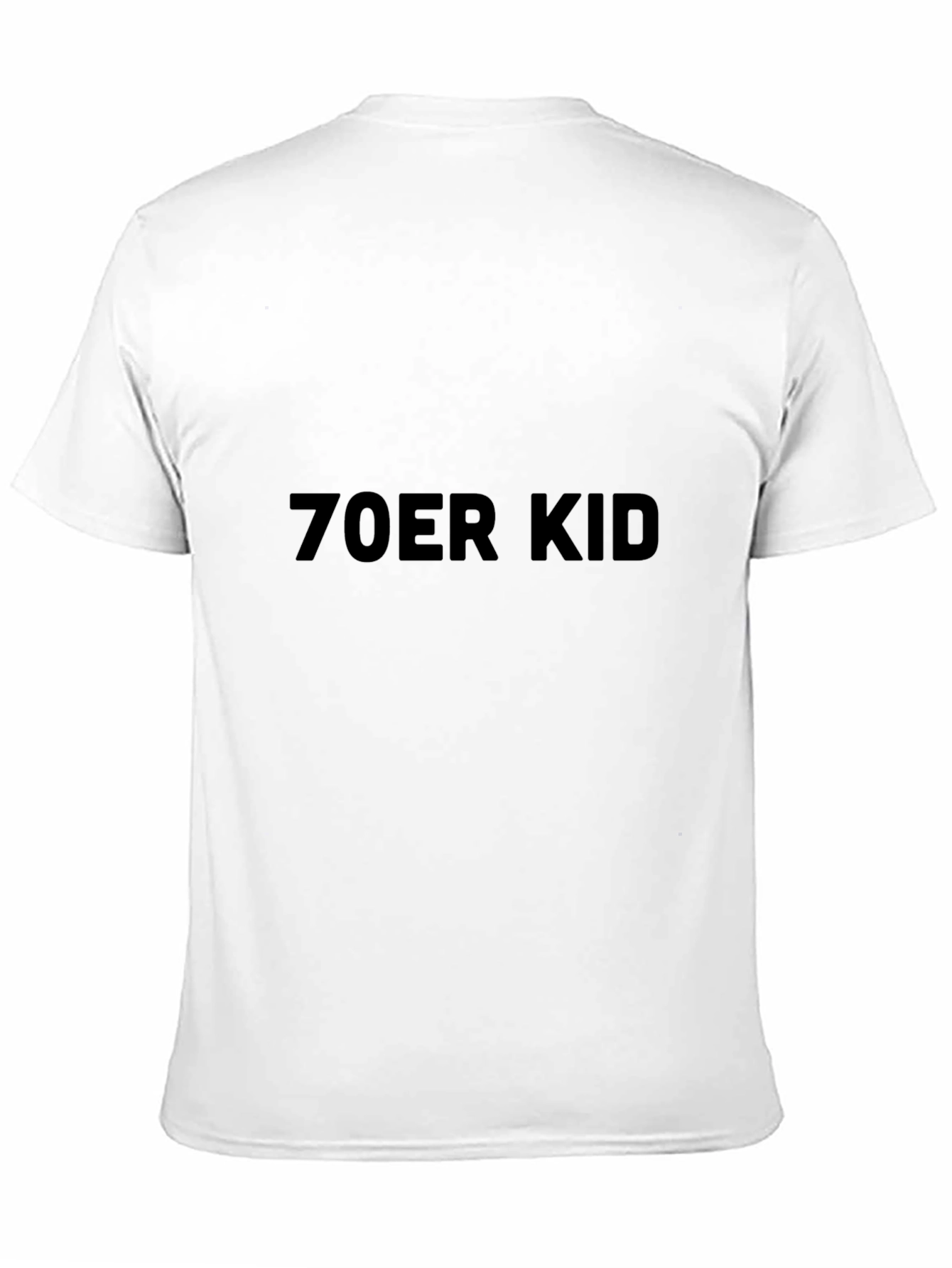 70er Kid Black Graphic T-Shirt