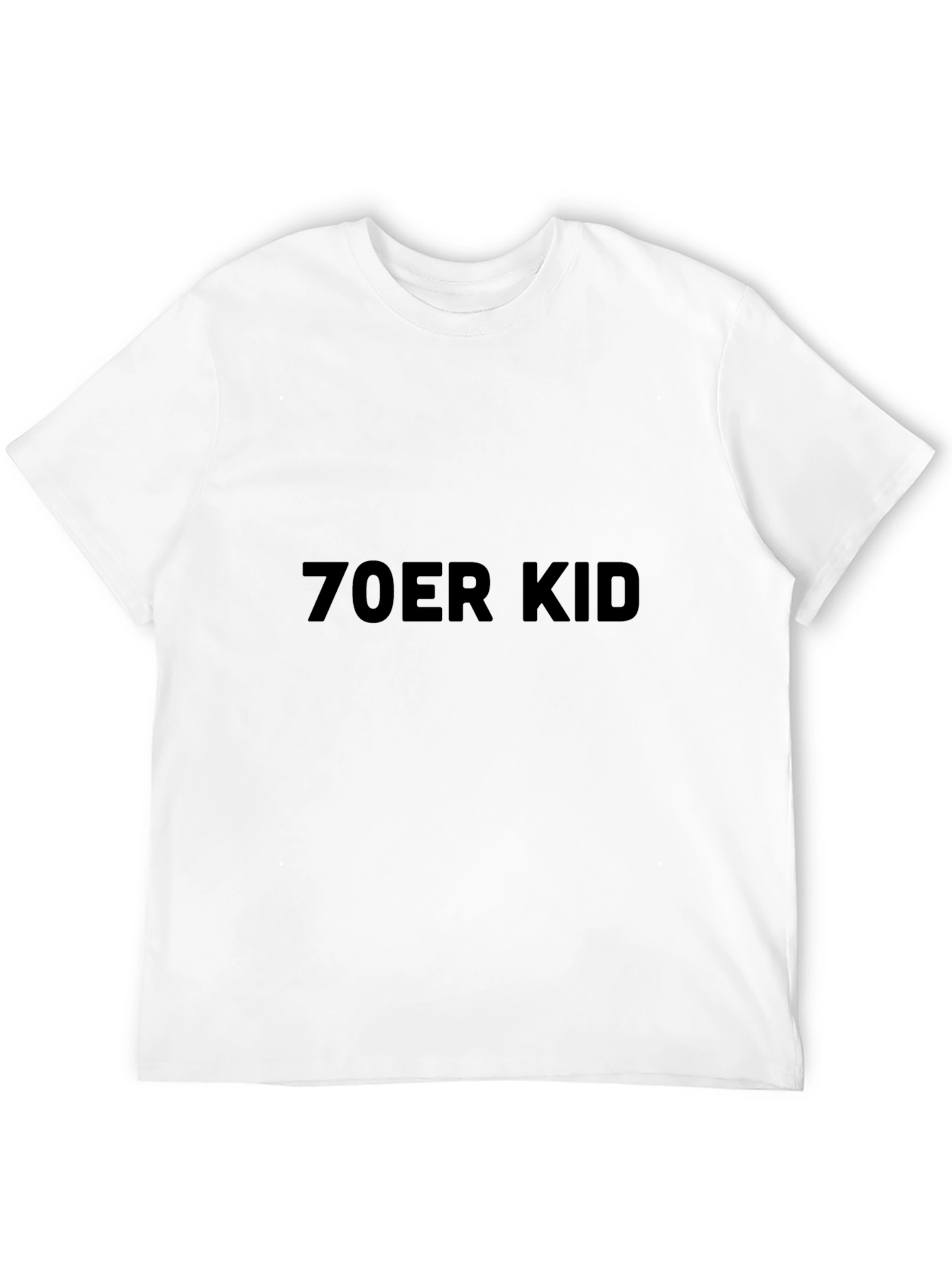 70er Kid Black Graphic T-Shirt