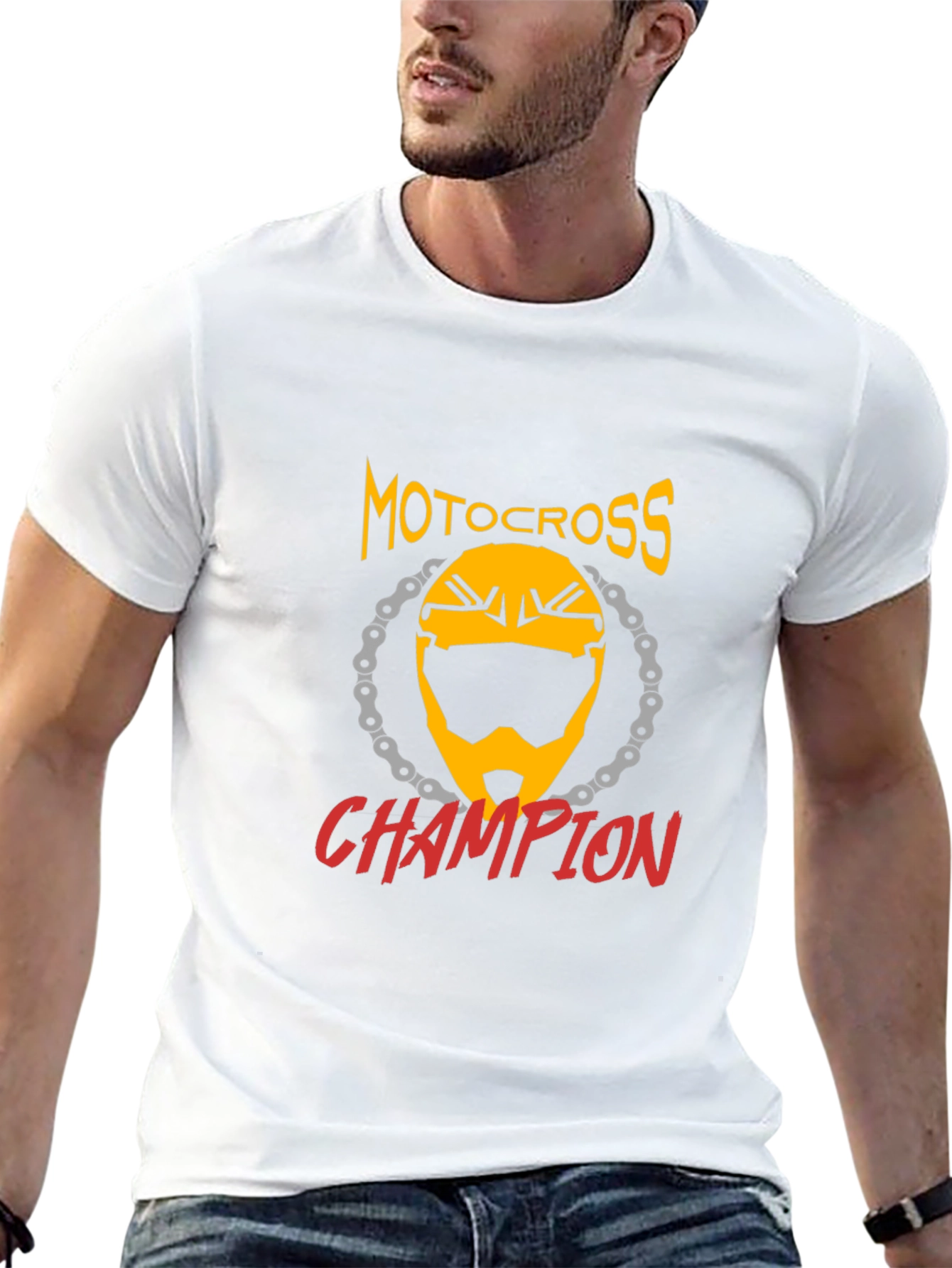 Motocross Champion Graphic T-Shirt
