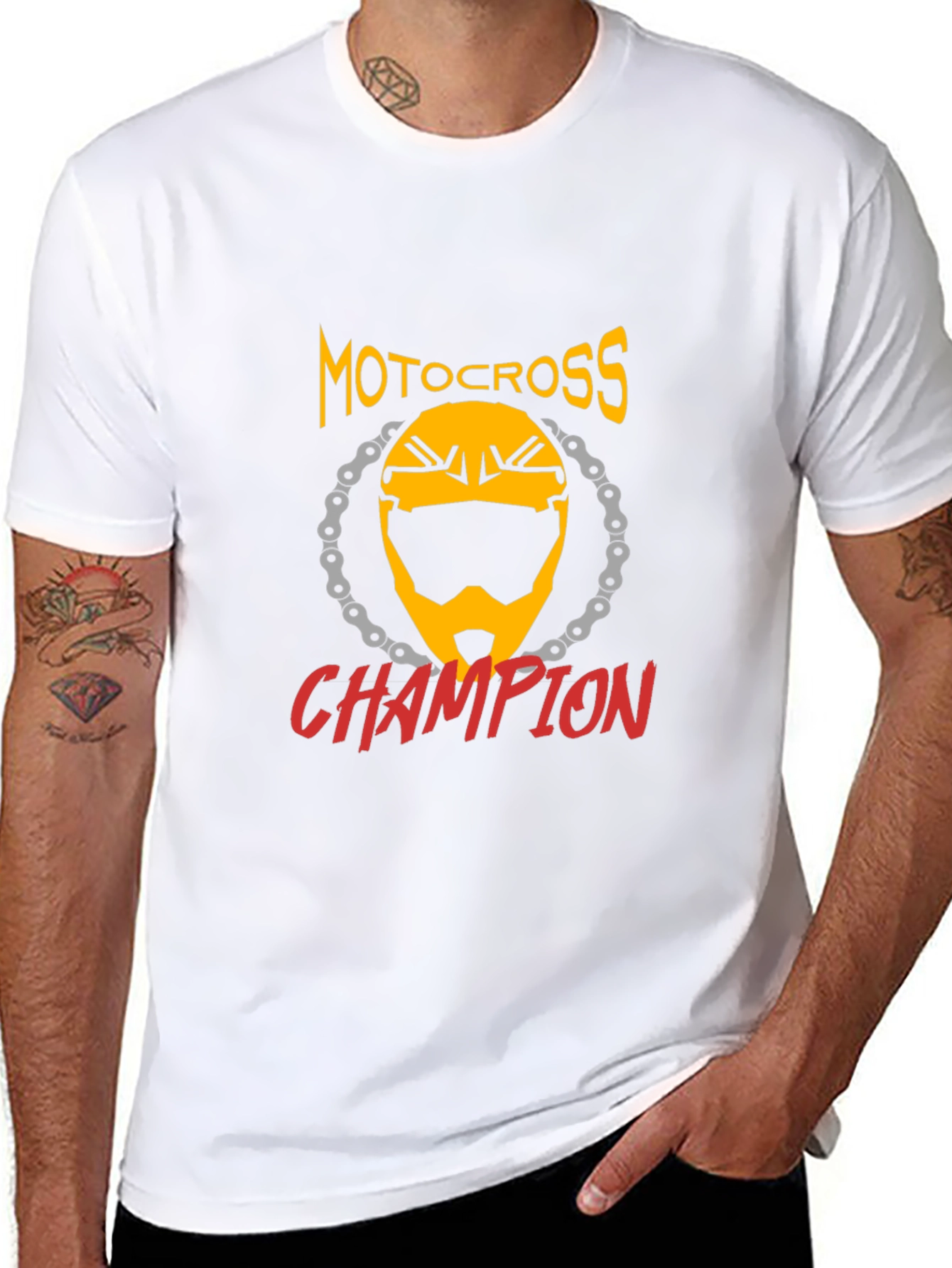 Motocross Champion Graphic T-Shirt