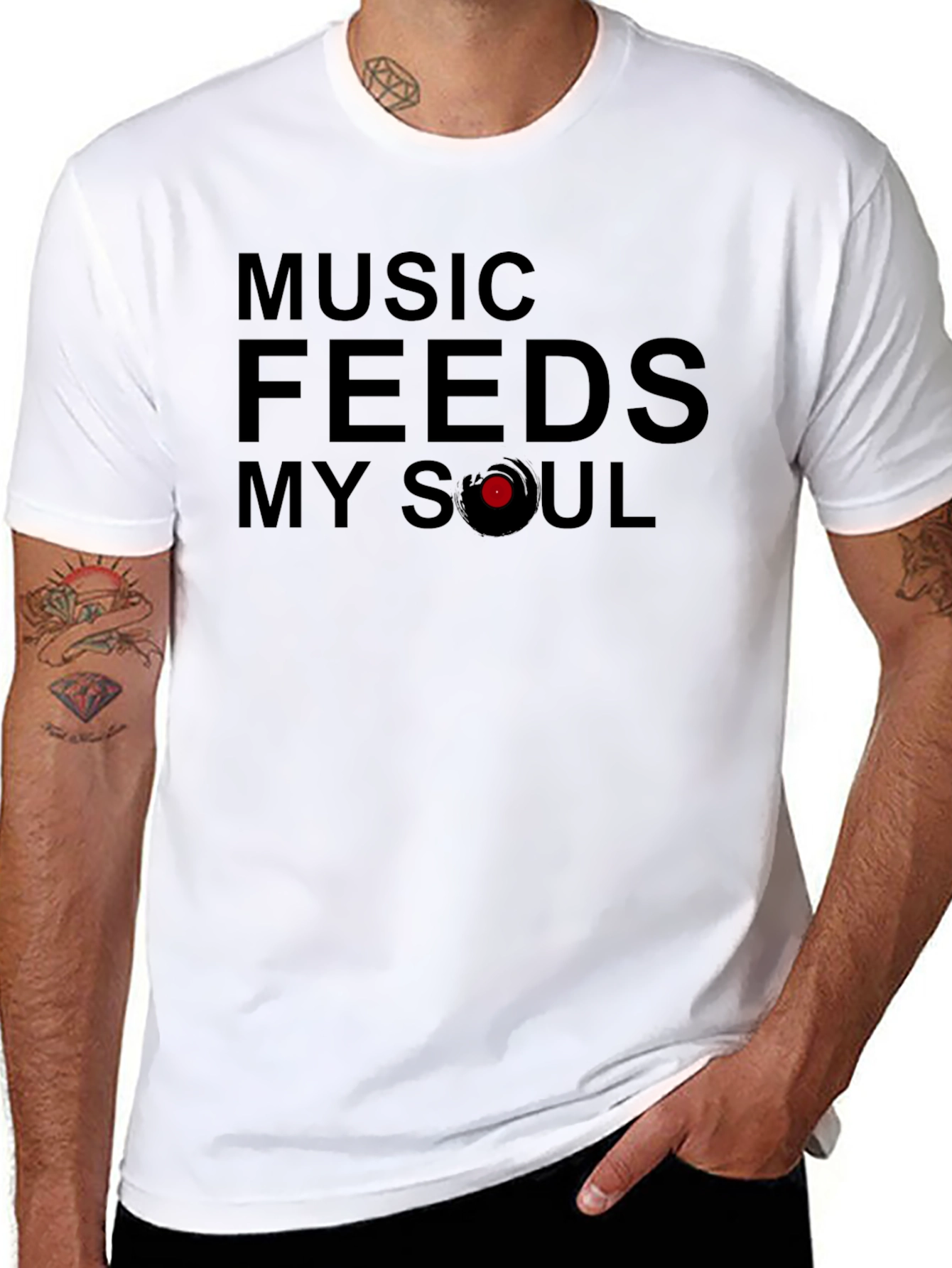 Music Feeds My Soul Graphic Tee