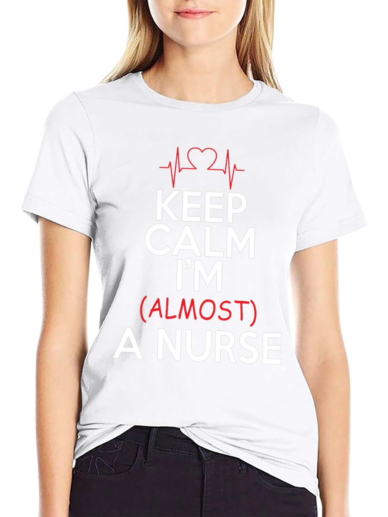 Keep Calm Im (Almost) A Nurse T-Shirt