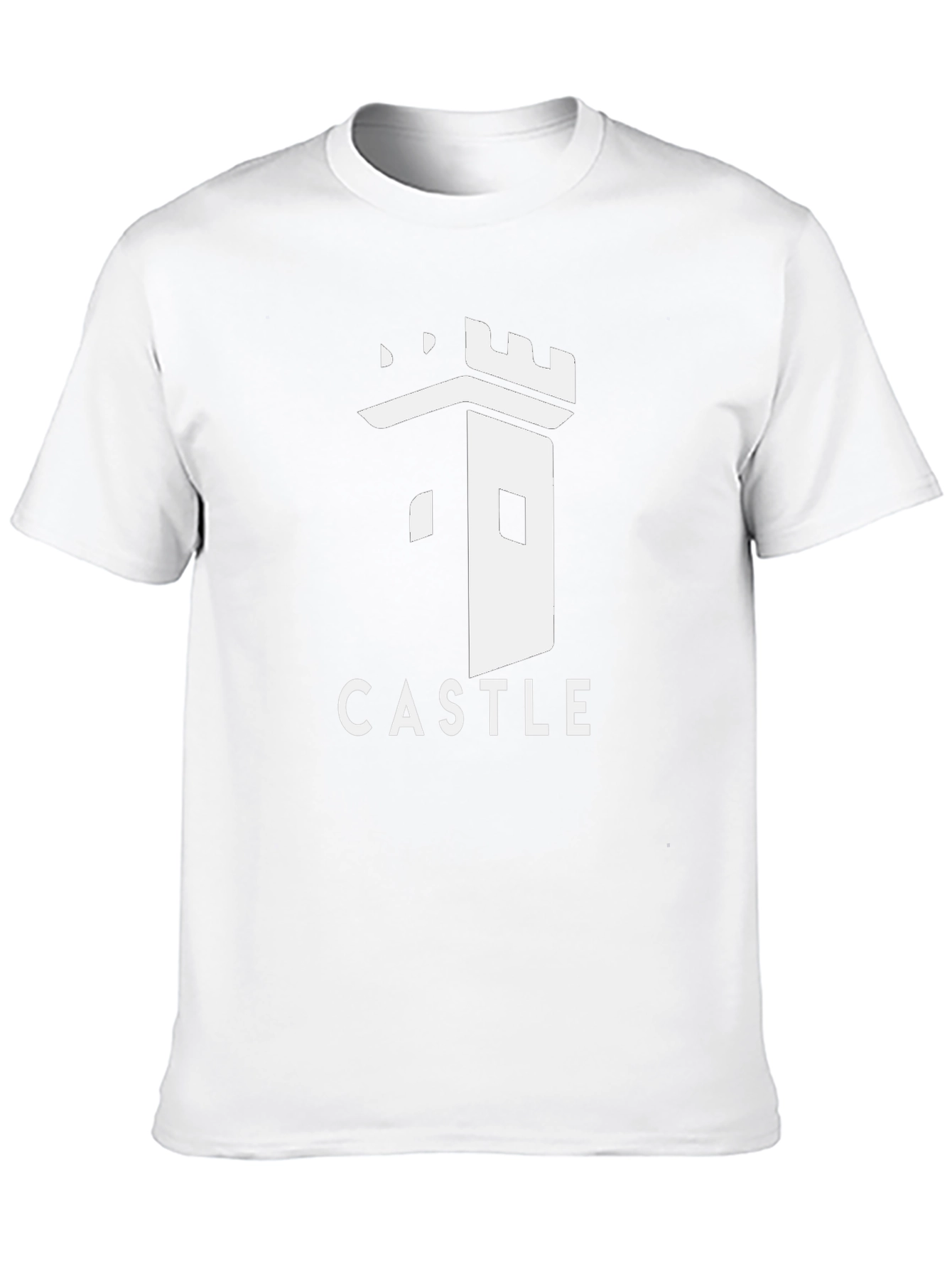 Castle Graphic T-Shirt - Black Cotton Tee