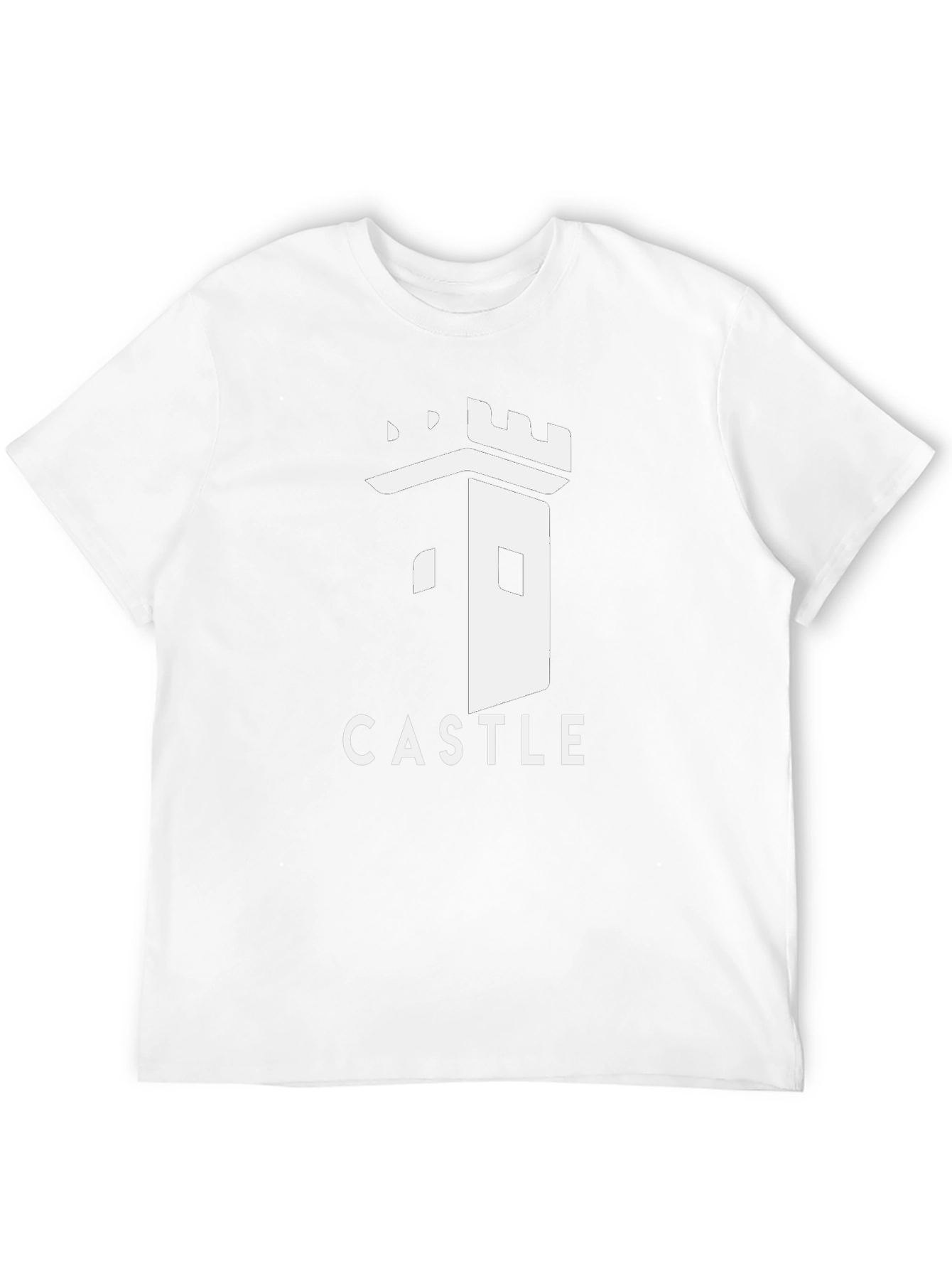 Castle Graphic T-Shirt - Black Cotton Tee