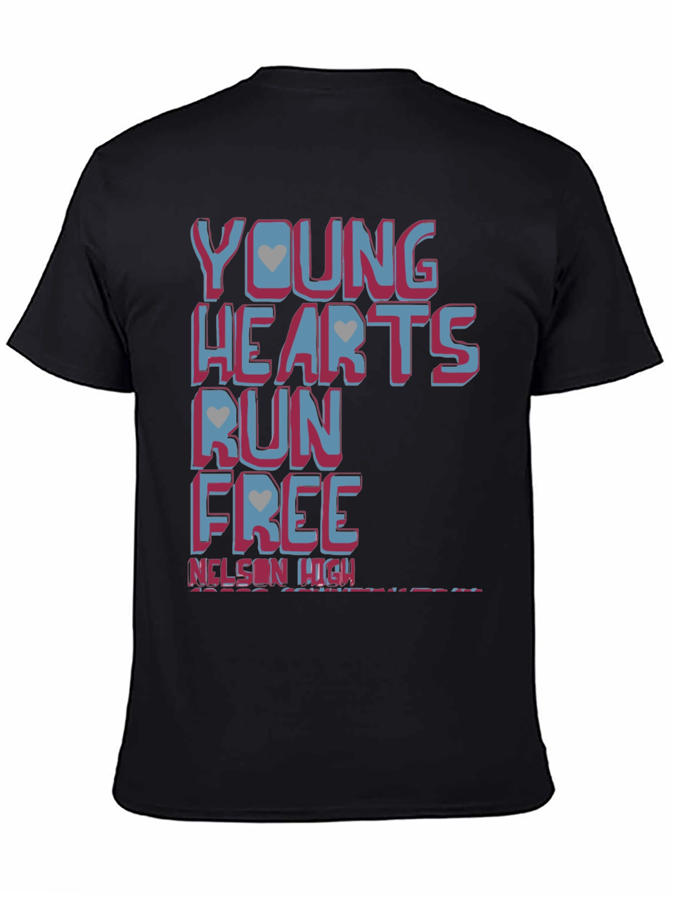 Young Hearts Run Free Graphic T-Shirt
