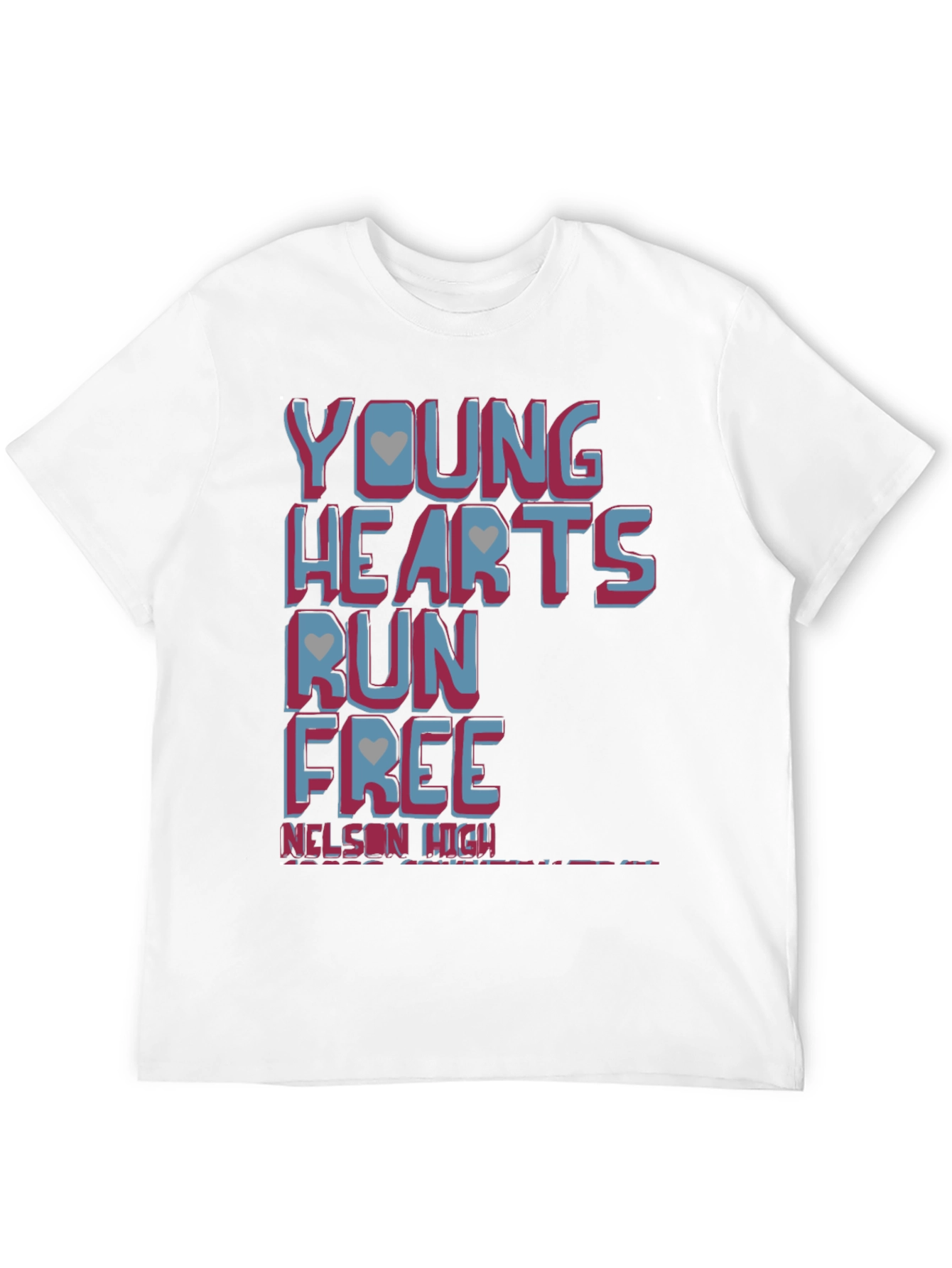 Young Hearts Run Free Graphic T-Shirt