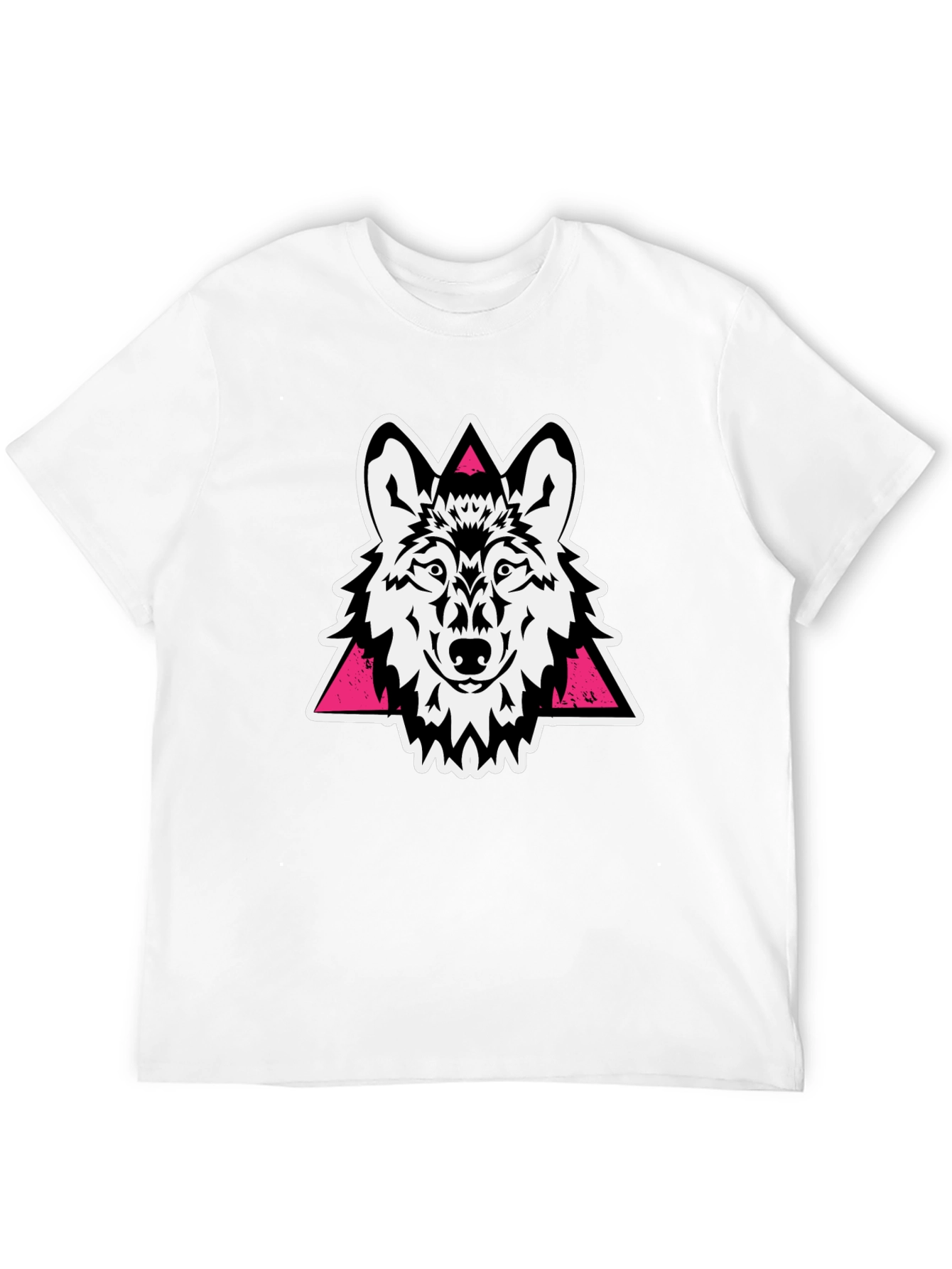 Wolf Graphic Tee - Black Stylish Cotton T-Shirt