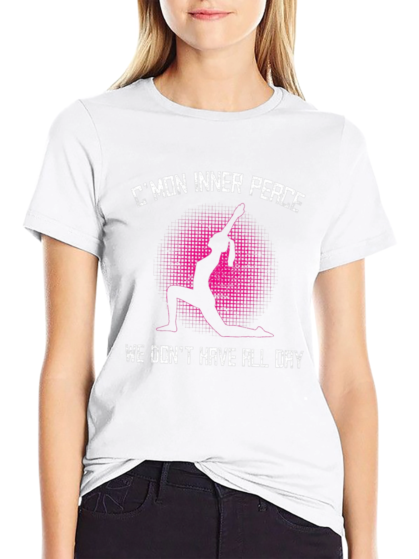 Yoga Inner Peace Black T-Shirt
