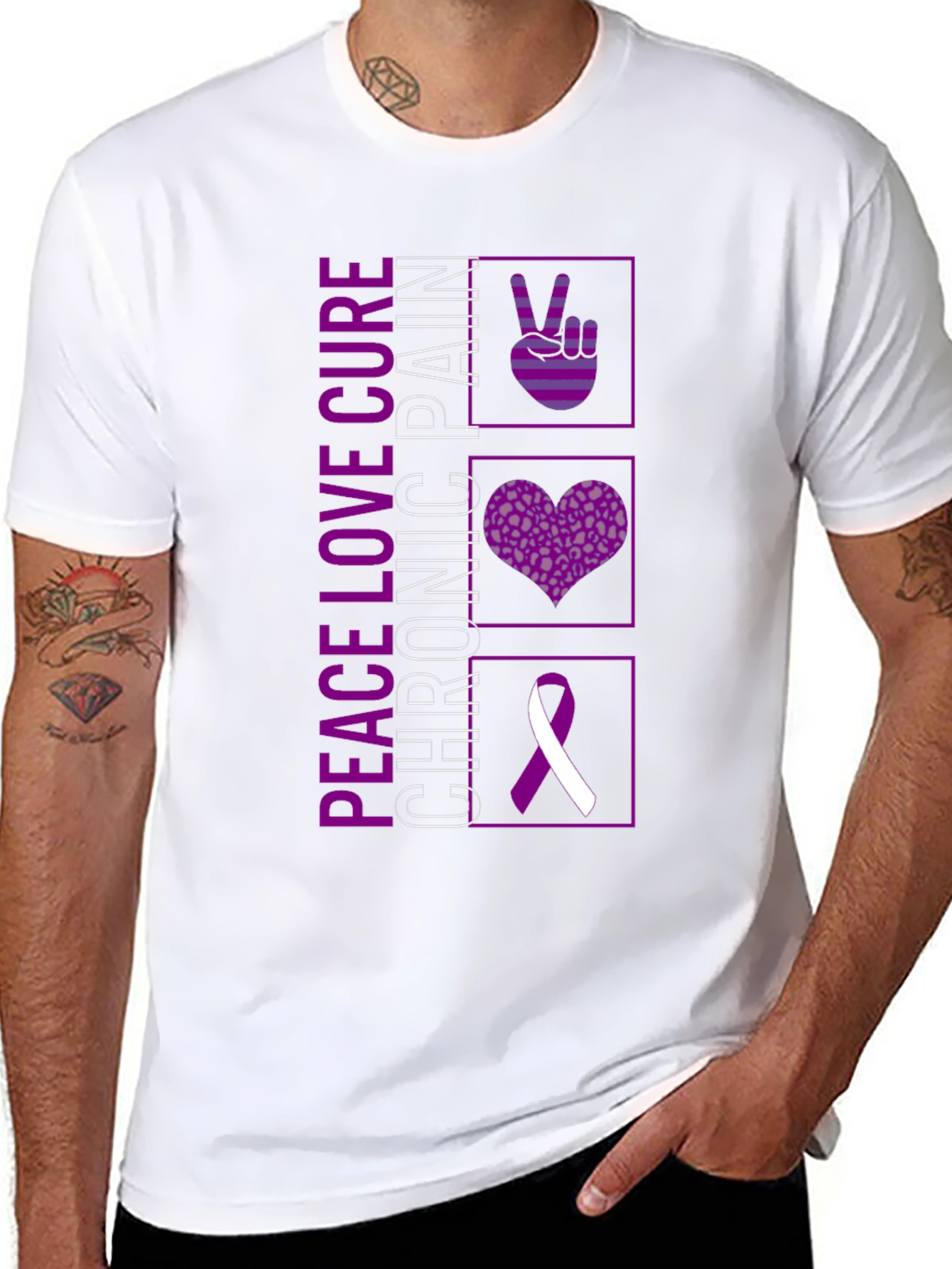 Peace Love Cure Chronic Pain T-Shirt