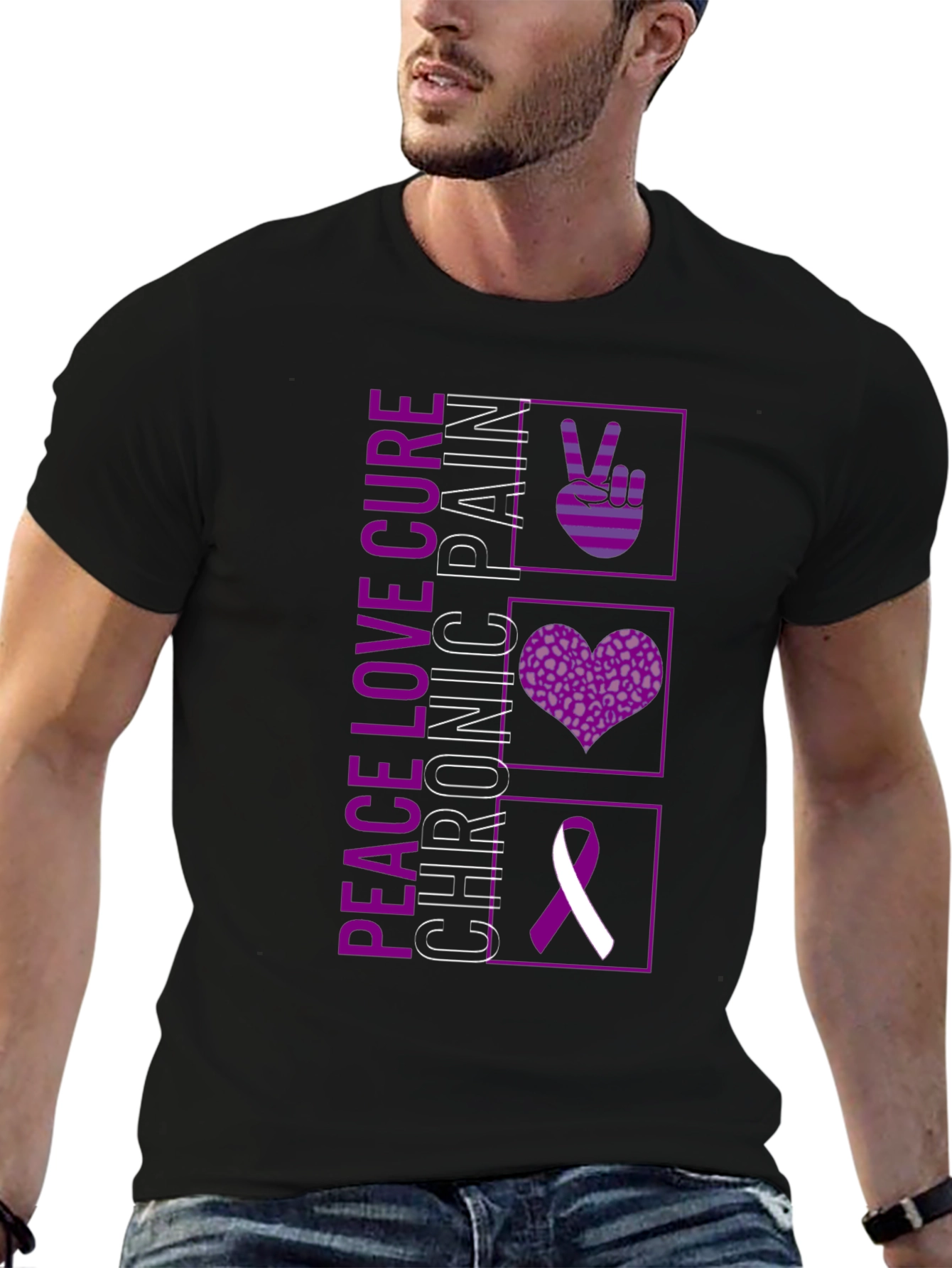 Peace Love Cure Chronic Pain T-Shirt