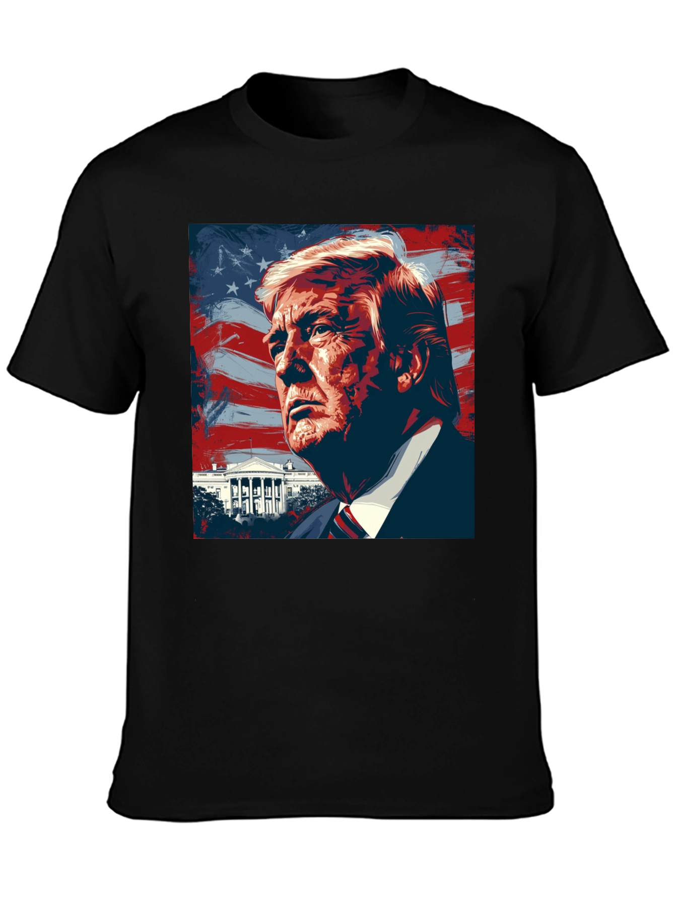 Trump Graphic T-Shirt - Patriotic USA Design