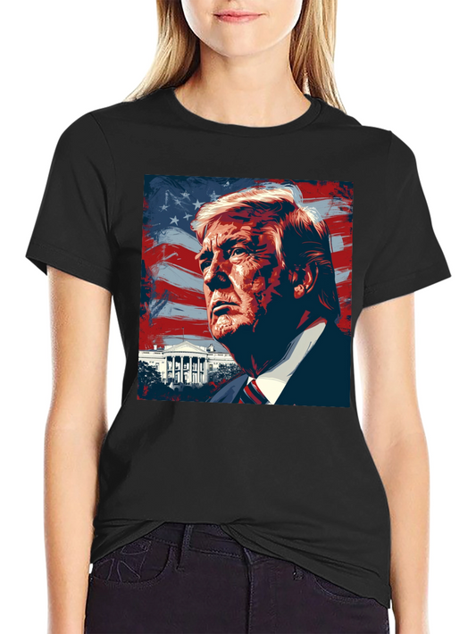 Trump Graphic T-Shirt - Patriotic USA Design