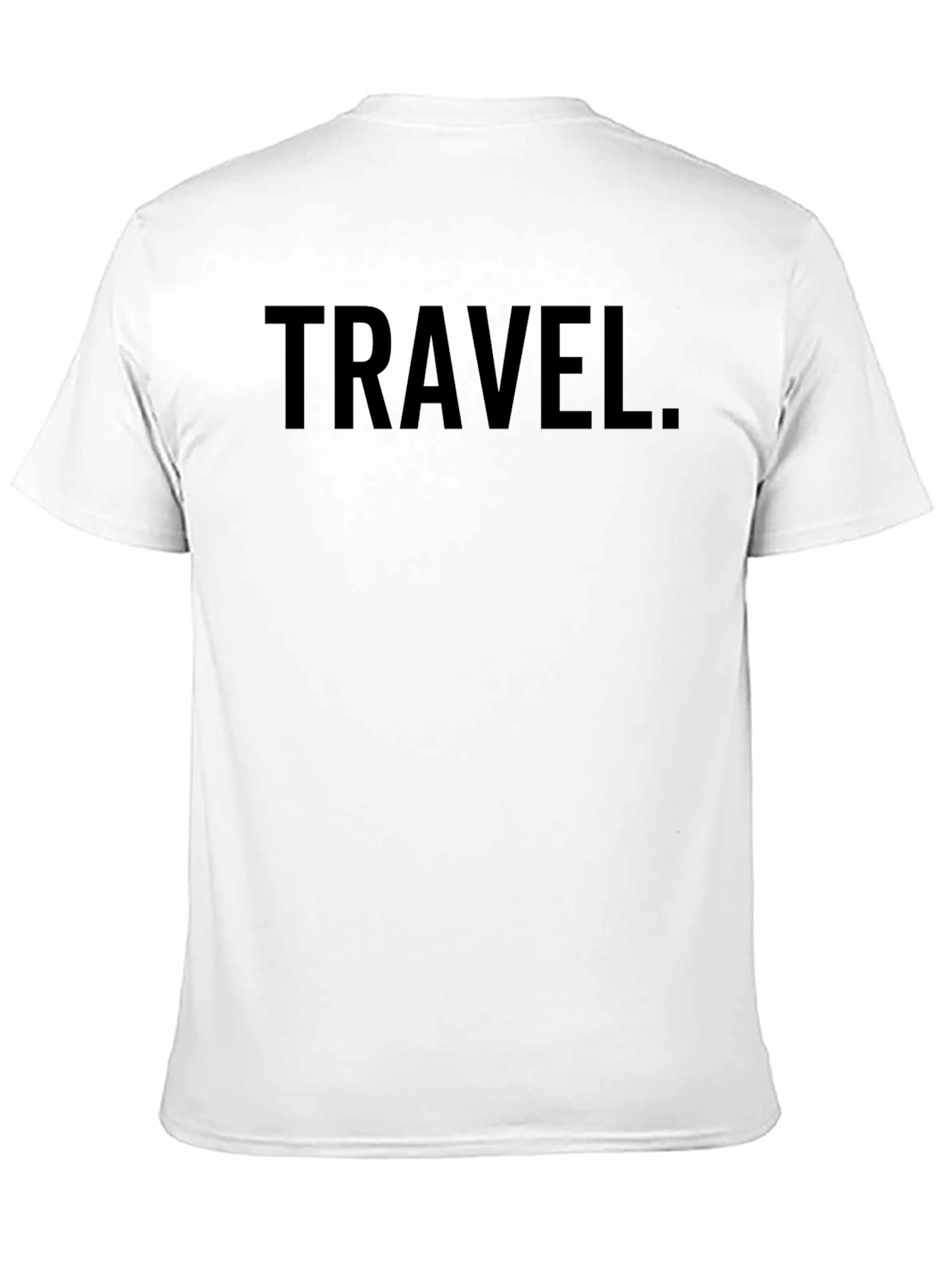 TRAVEL Black Graphic Tee
