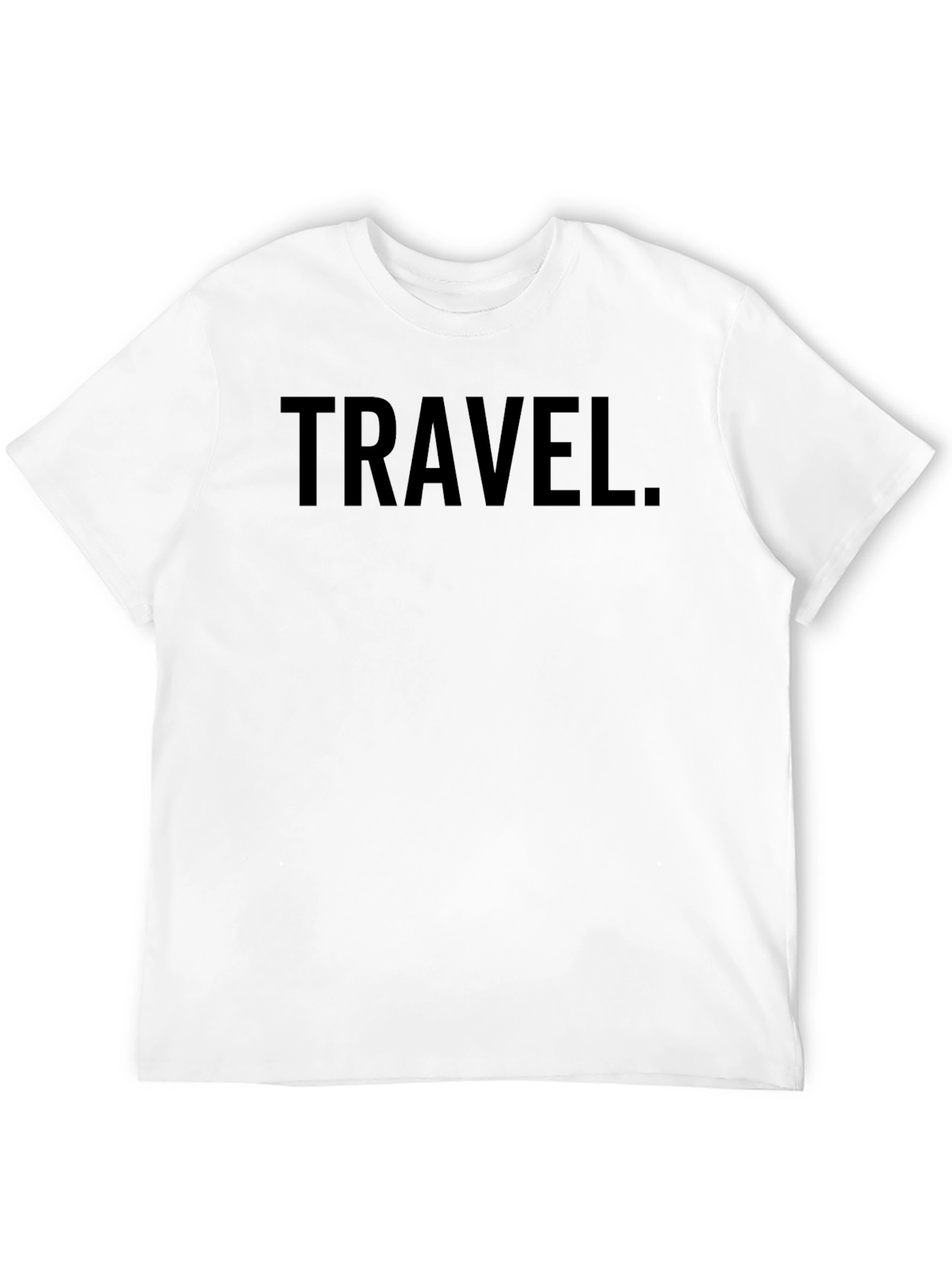 TRAVEL Black Graphic Tee