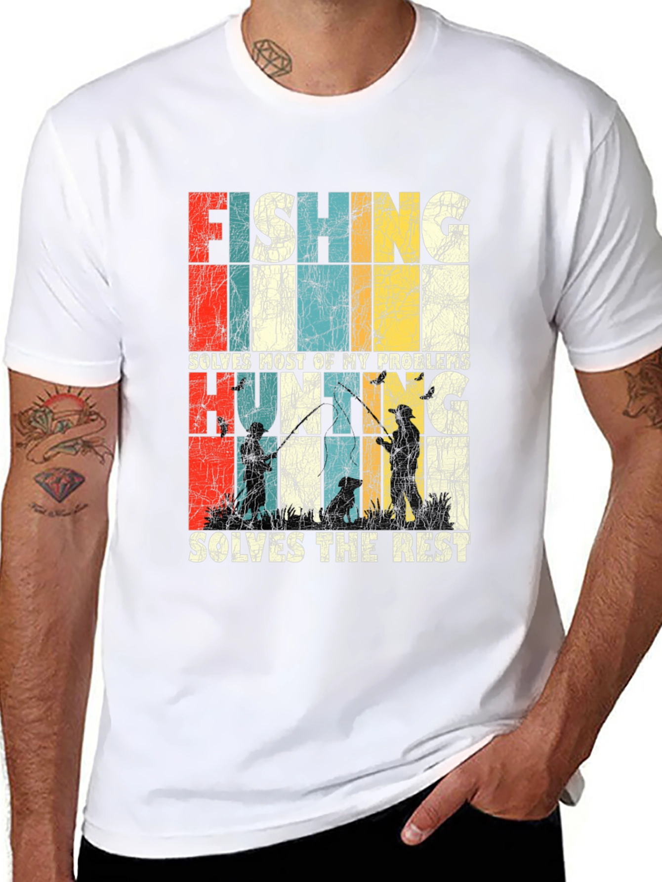 Fishing Hunting Problems Solved T-Shirt