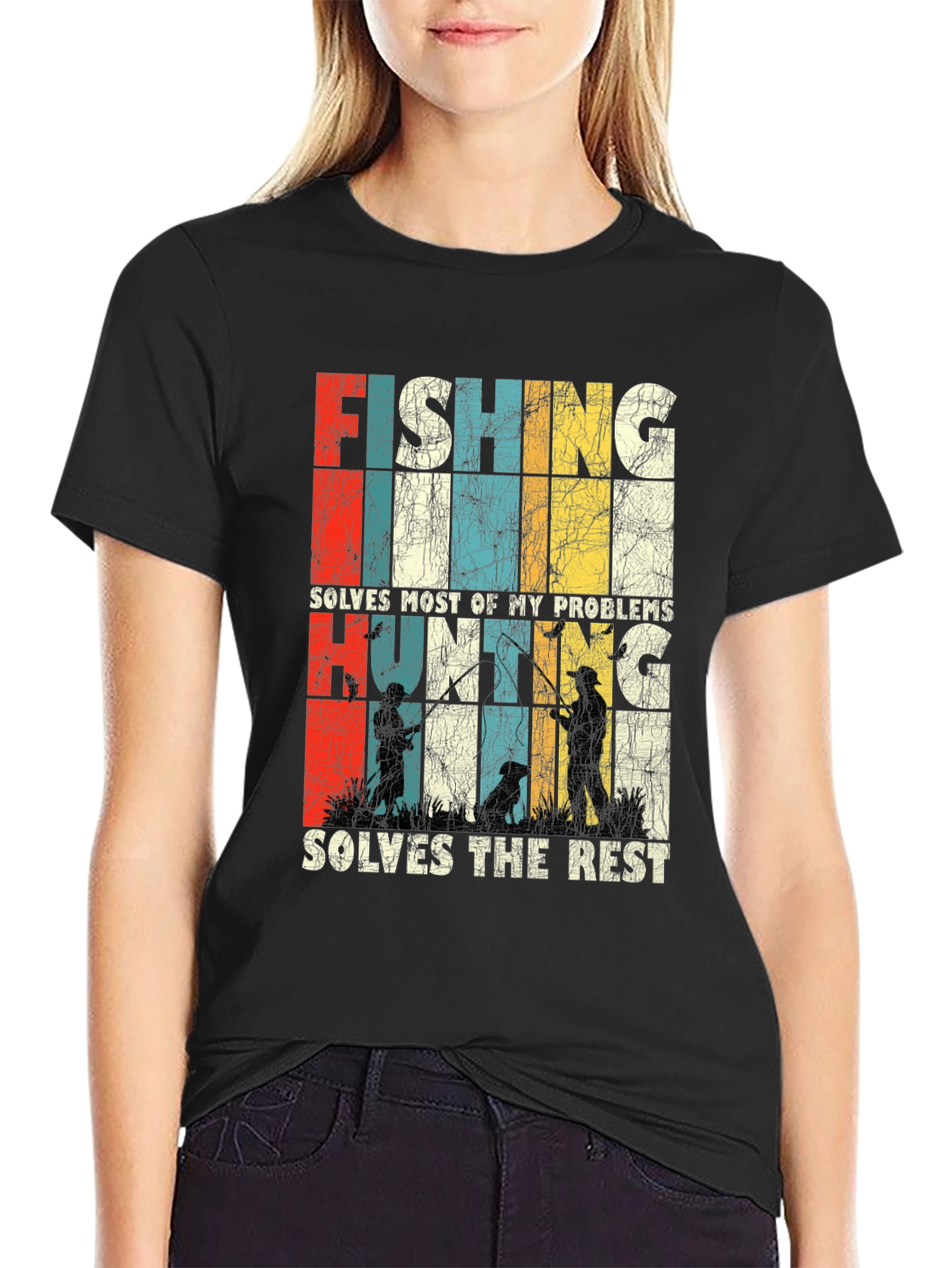 Fishing Hunting Problems Solved T-Shirt