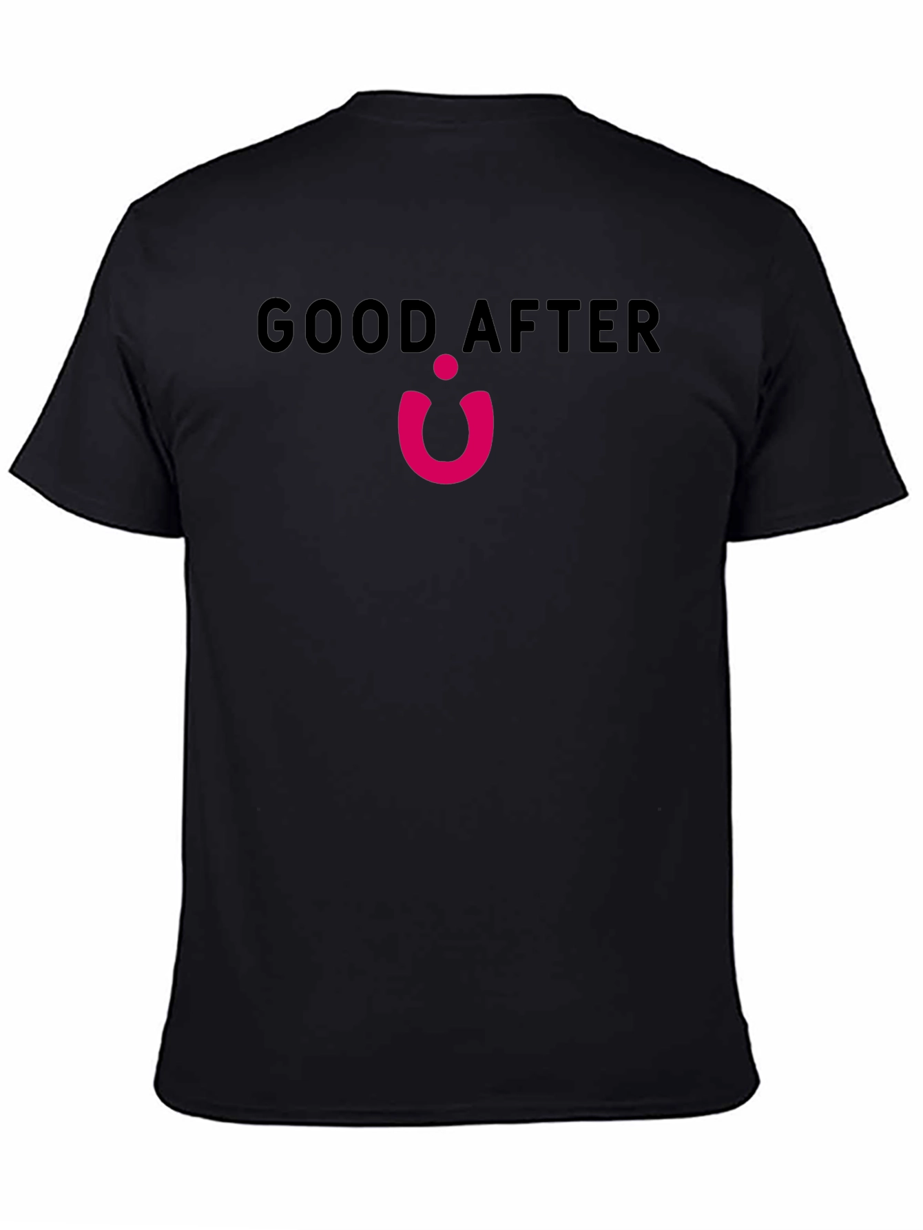 Good After Pink Logo Black T-Shirt