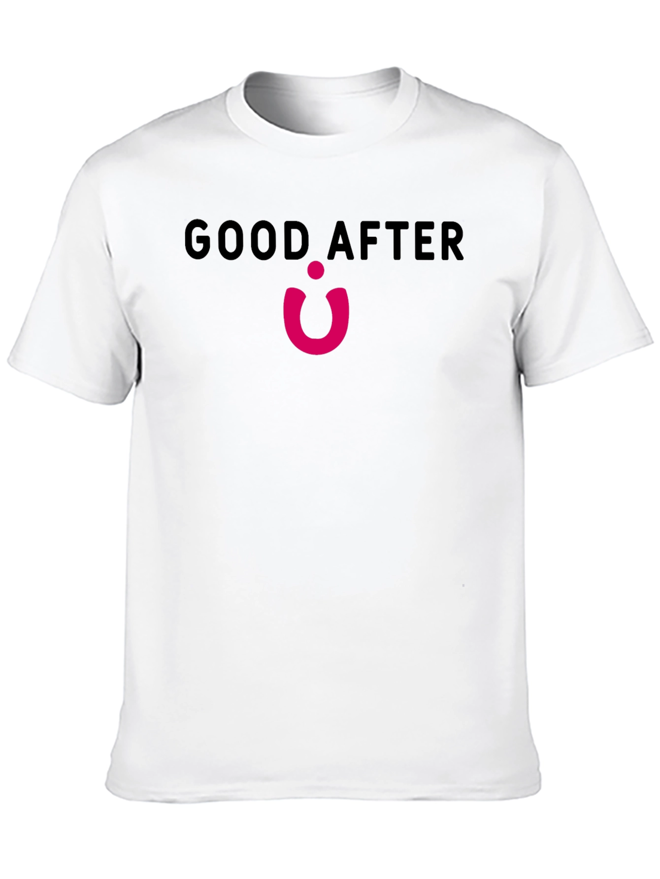 Good After Pink Logo Black T-Shirt