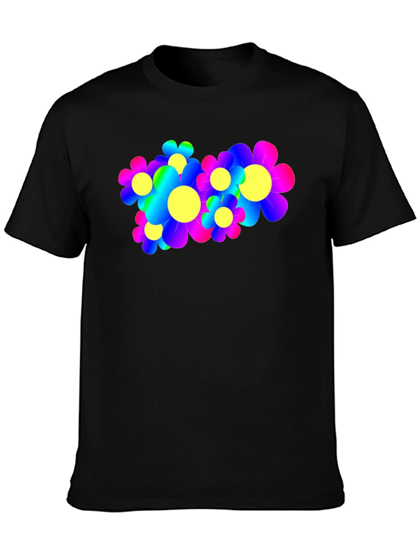 Psychedelic Flower Power Graphic Tee