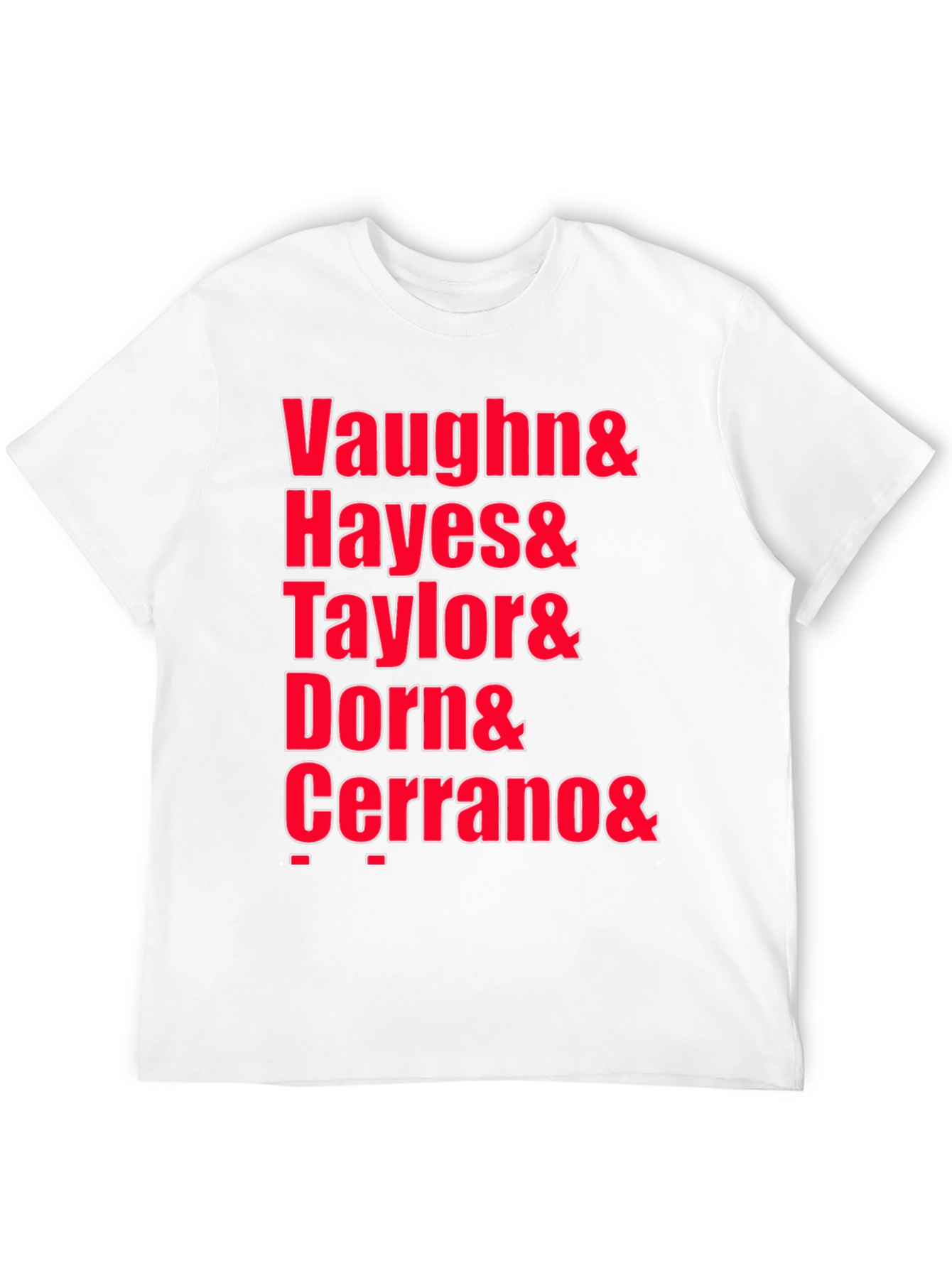 Vaughn Hayes Taylor Dorn Cerrano Graphic Tee