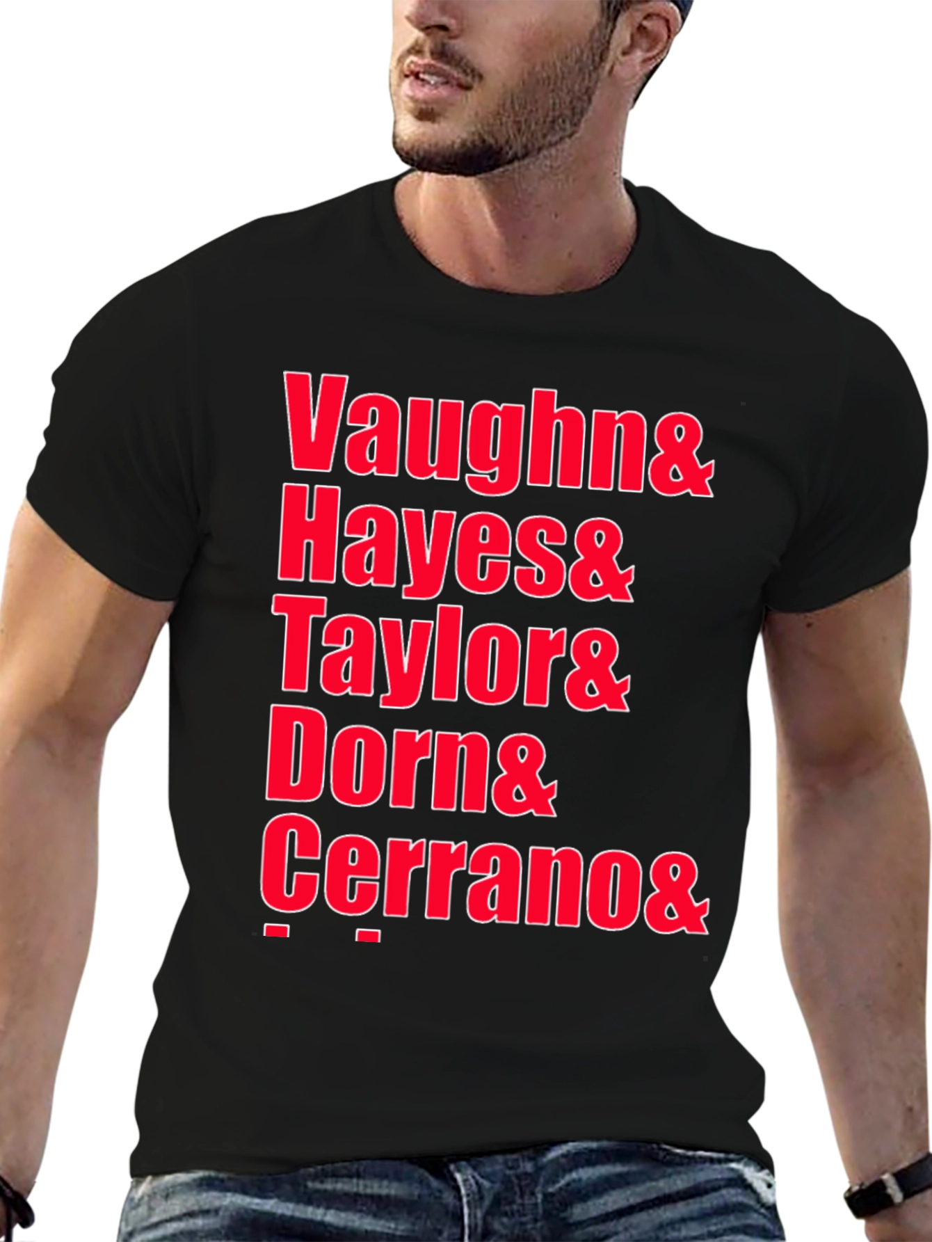 Vaughn Hayes Taylor Dorn Cerrano Graphic Tee