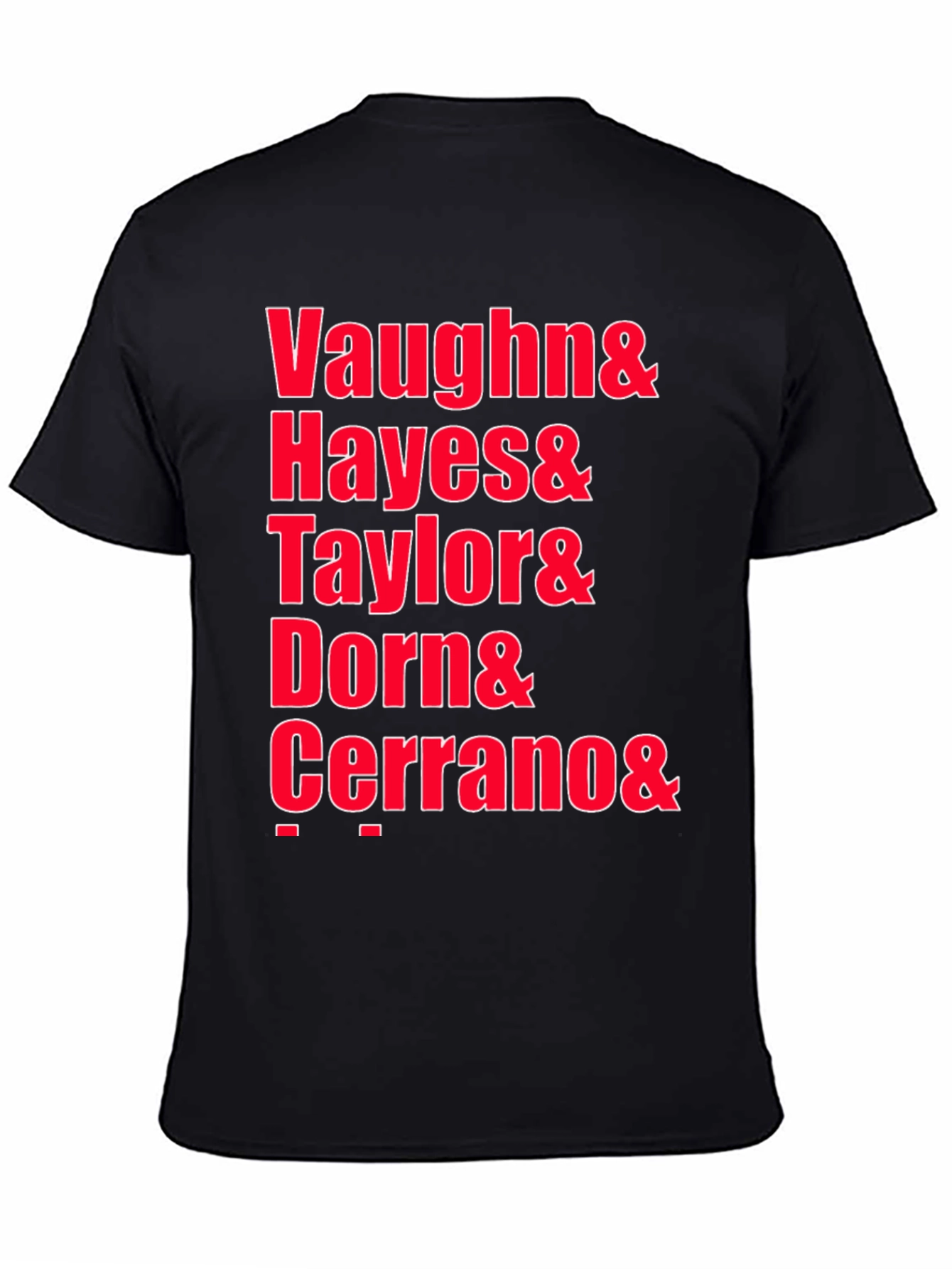 Vaughn Hayes Taylor Dorn Cerrano Graphic Tee